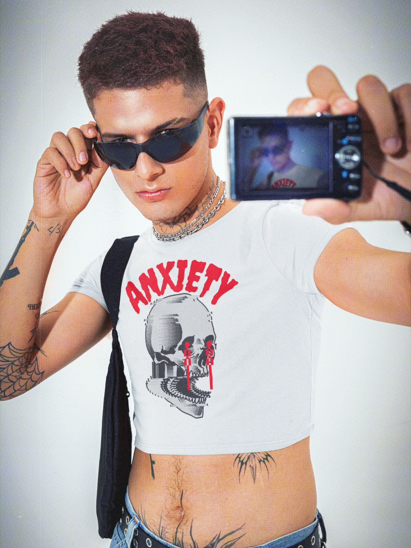 Anxiety crop tee product image (1)