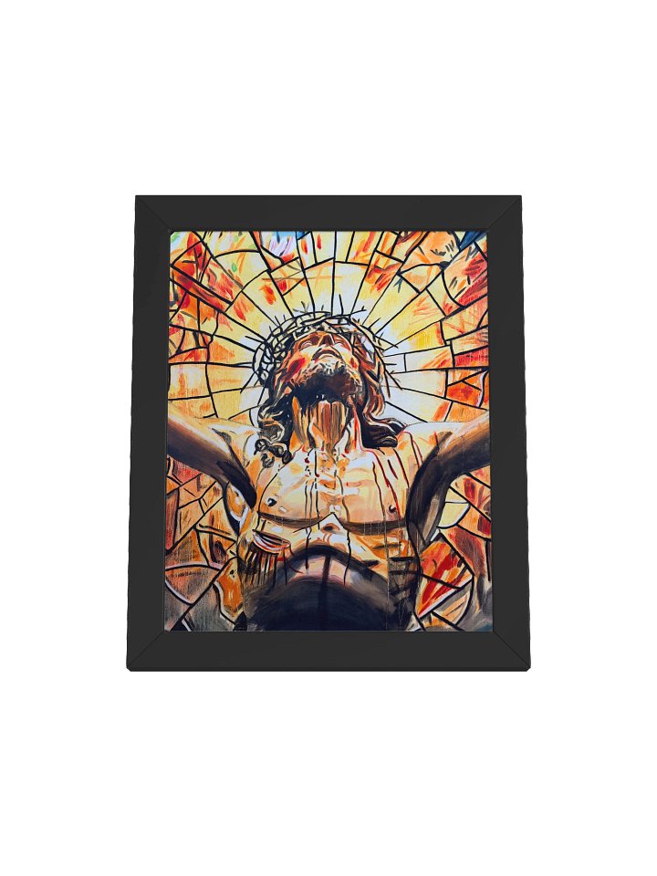Jesus Christ by Warren Willowdale (Framed High-Quality Matte Poster) product image (1)