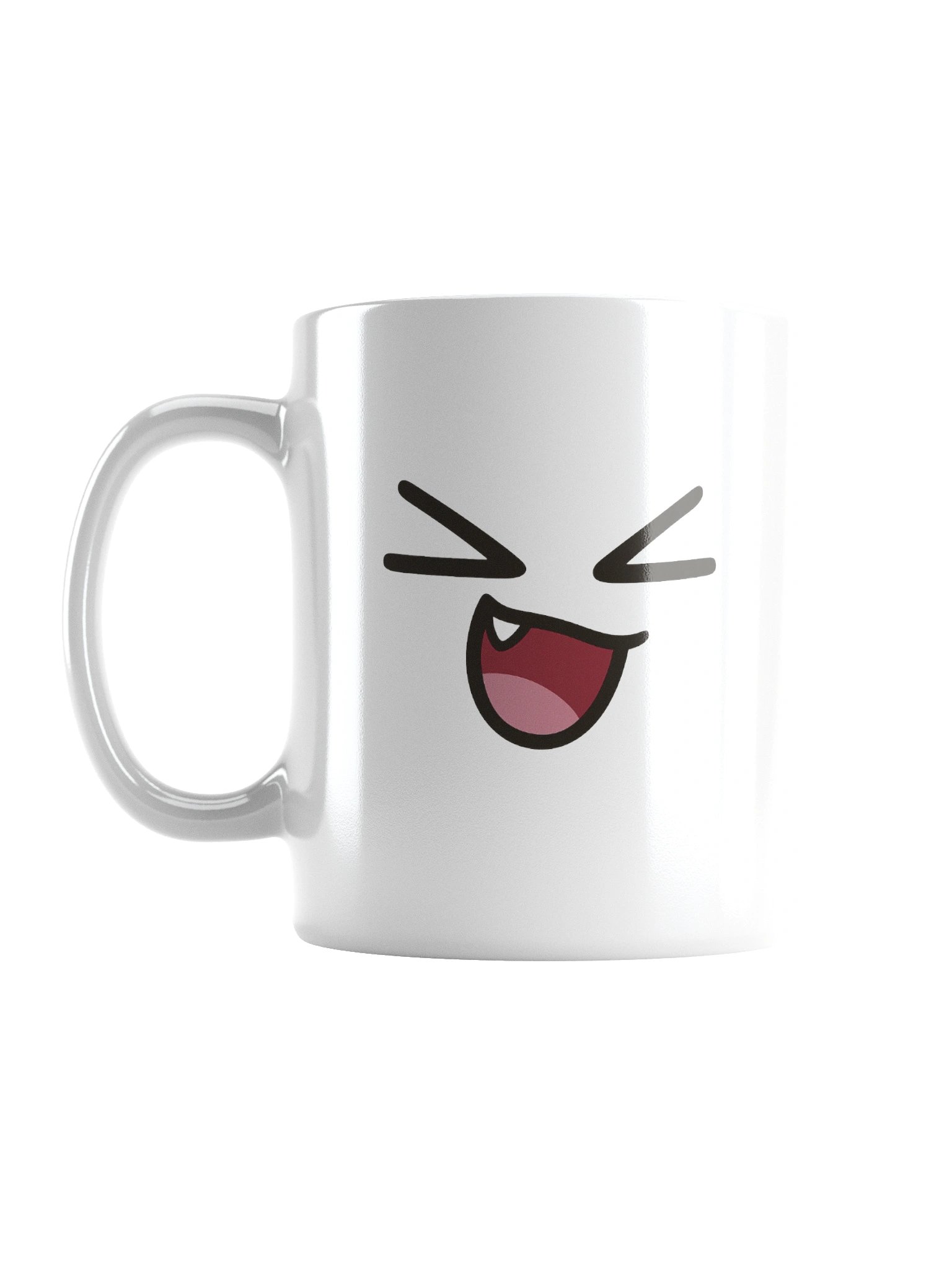 GiggleBlock Laughing Face Mug — Roblox Style Emote Cup product image (1)