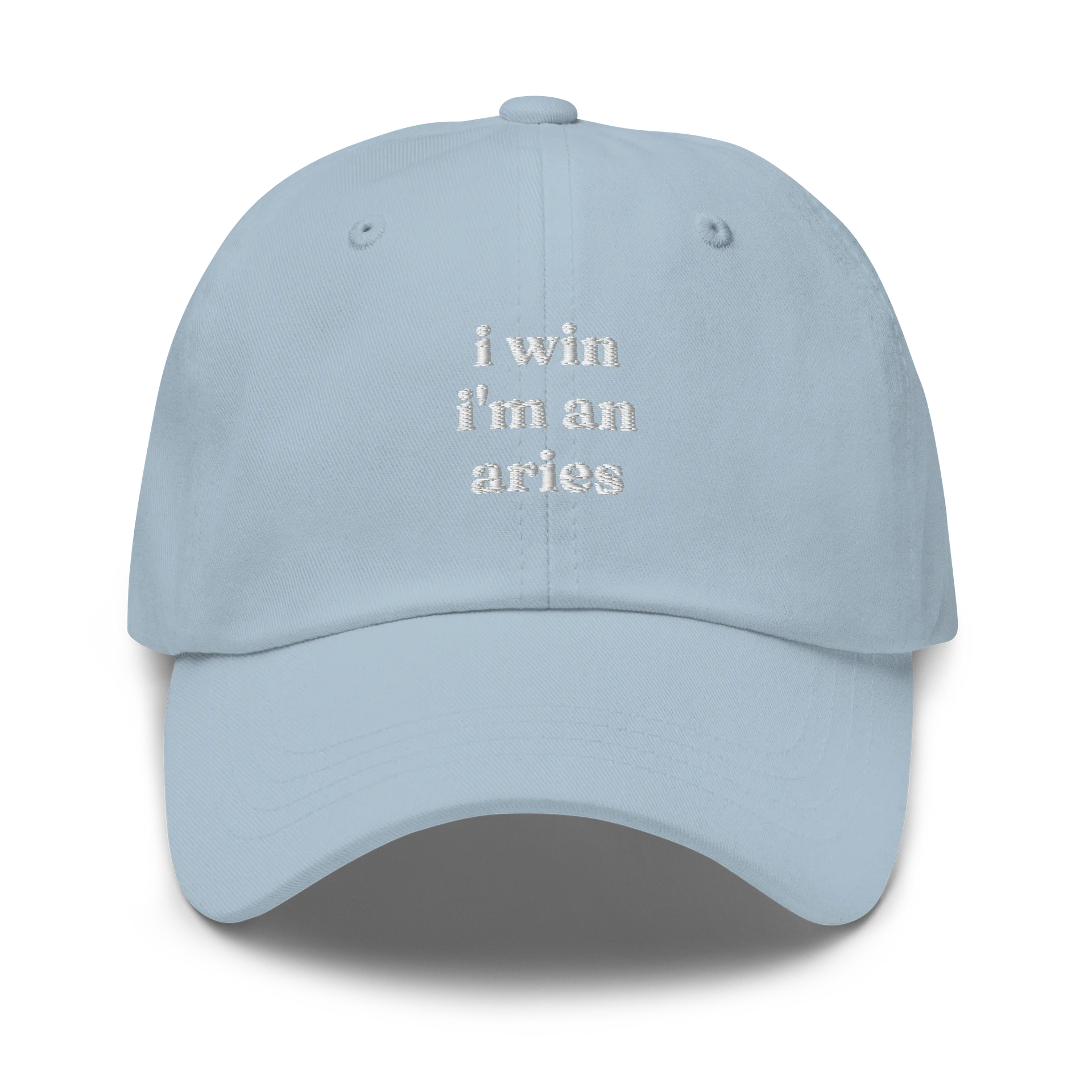 i win aries embroidered cap product image (1)
