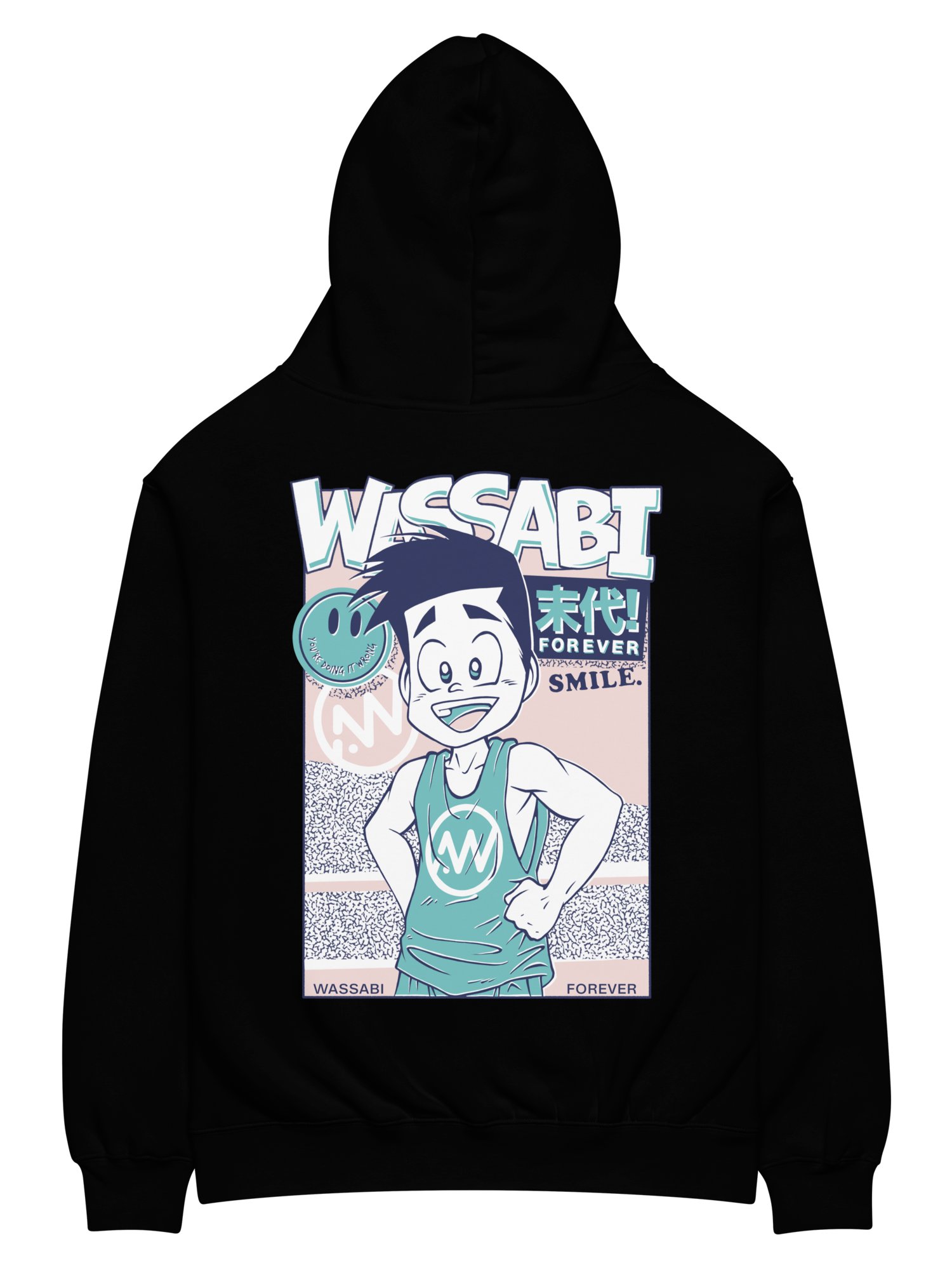Wassabi Oversized Anime Hoodie product image (8)