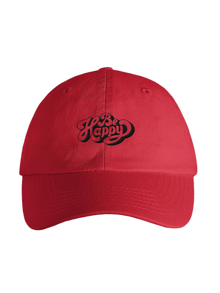 Youth “Be Happy” Cap | Adjustable Cotton Twill Hat product image (1)