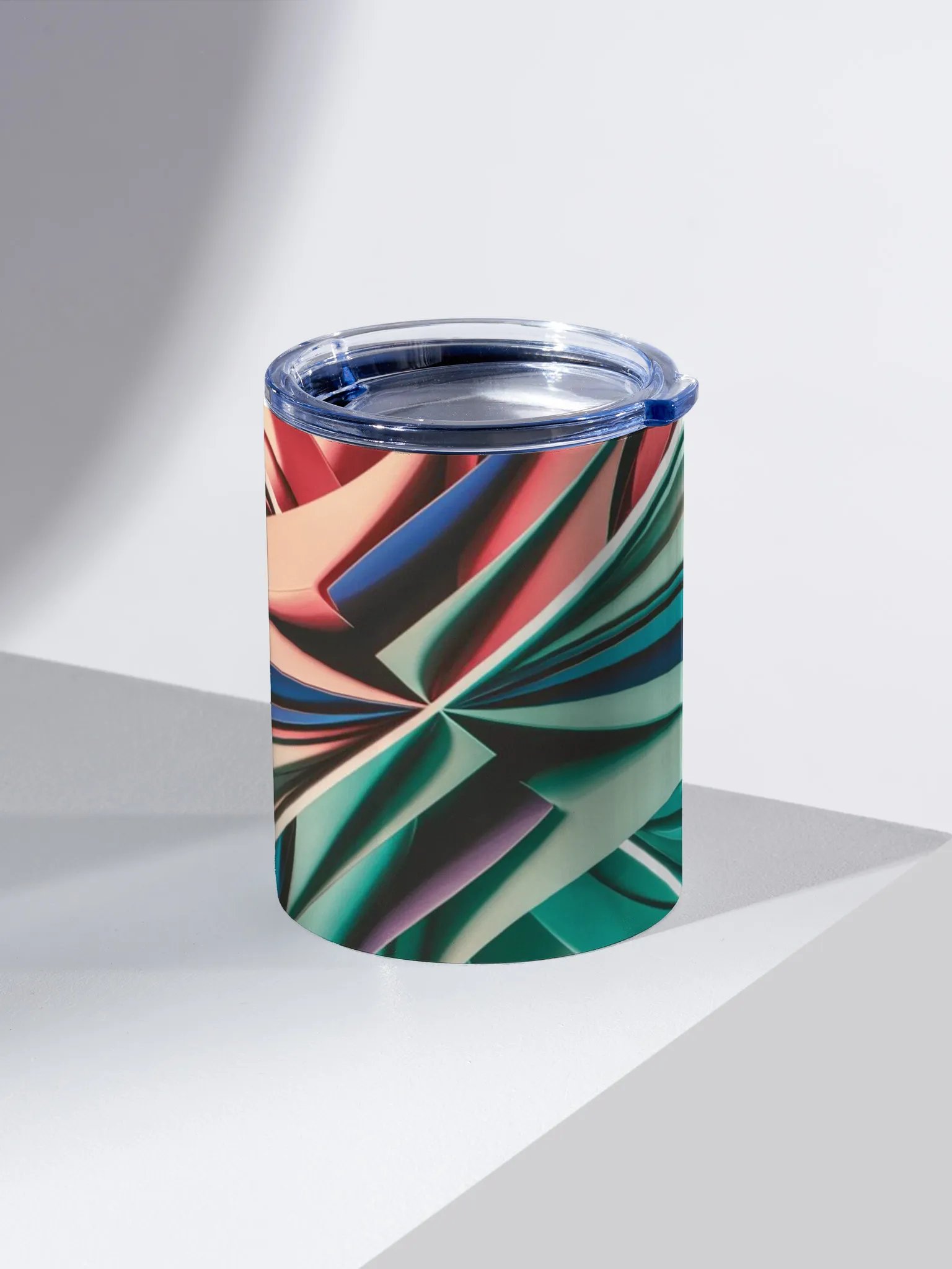 Graphic Grove 10oz Insulated Stainless Steel Tumbler with Vibrant Abstract Design product image (2)