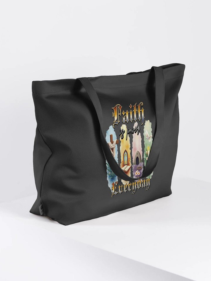 Faith Is Power Everyday Divine Organic Tote Bag product image (1)