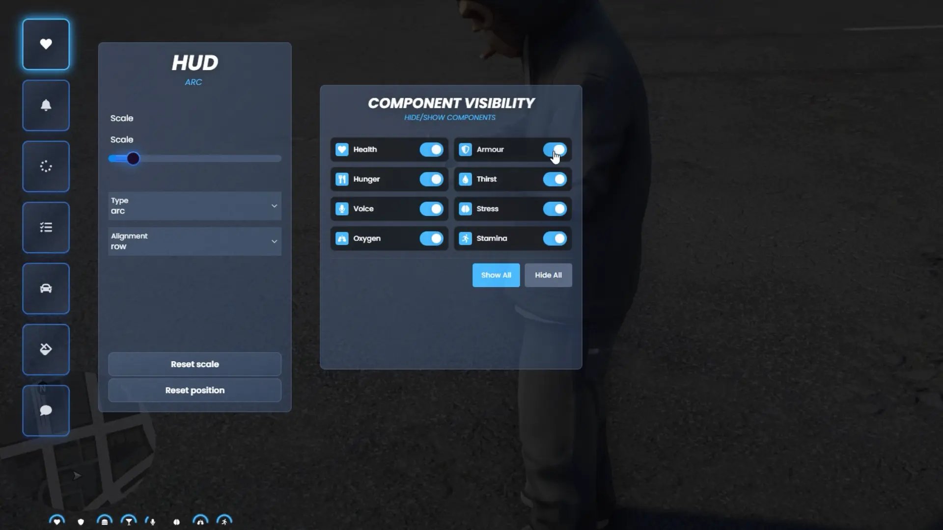 Interface 2.0 for FiveM | Advanced HUD, Chat & UI Customization System [ ESX ] product image (2)