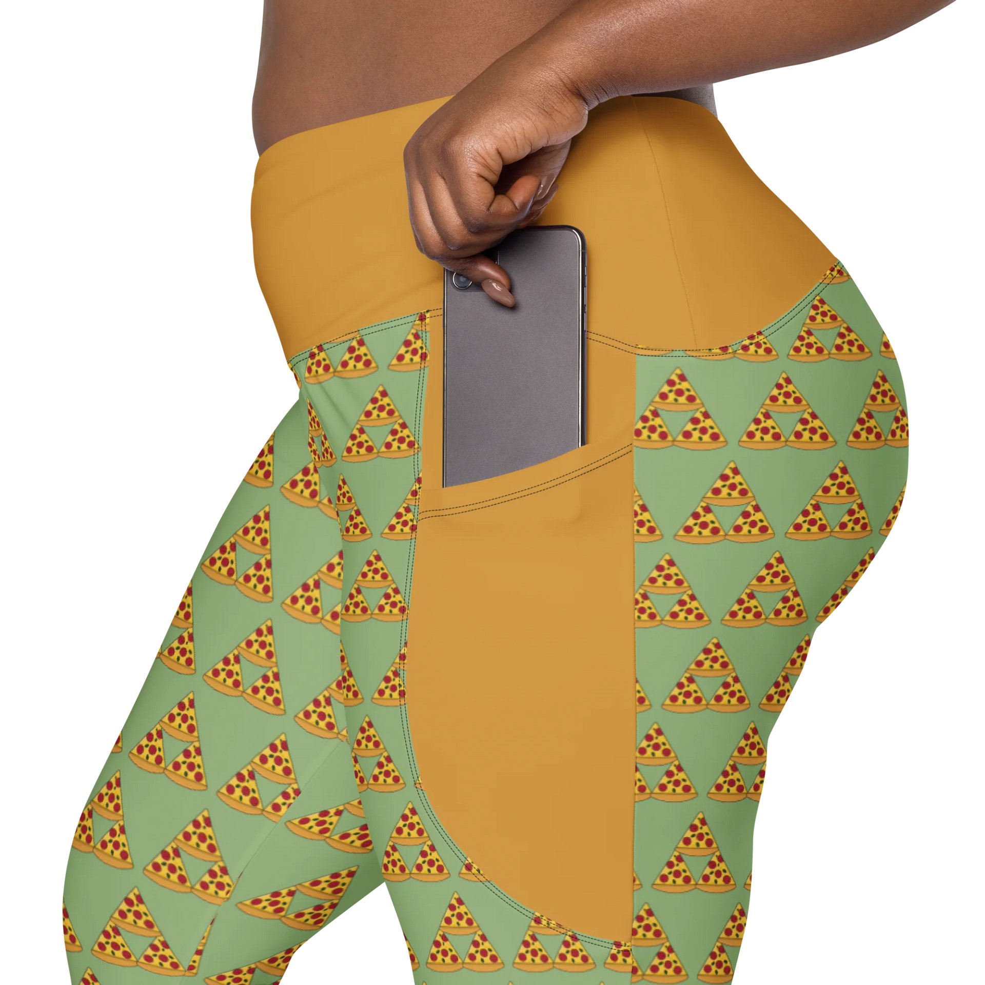 The Triforce of Pizza Leggings w/Pockets product image (8)