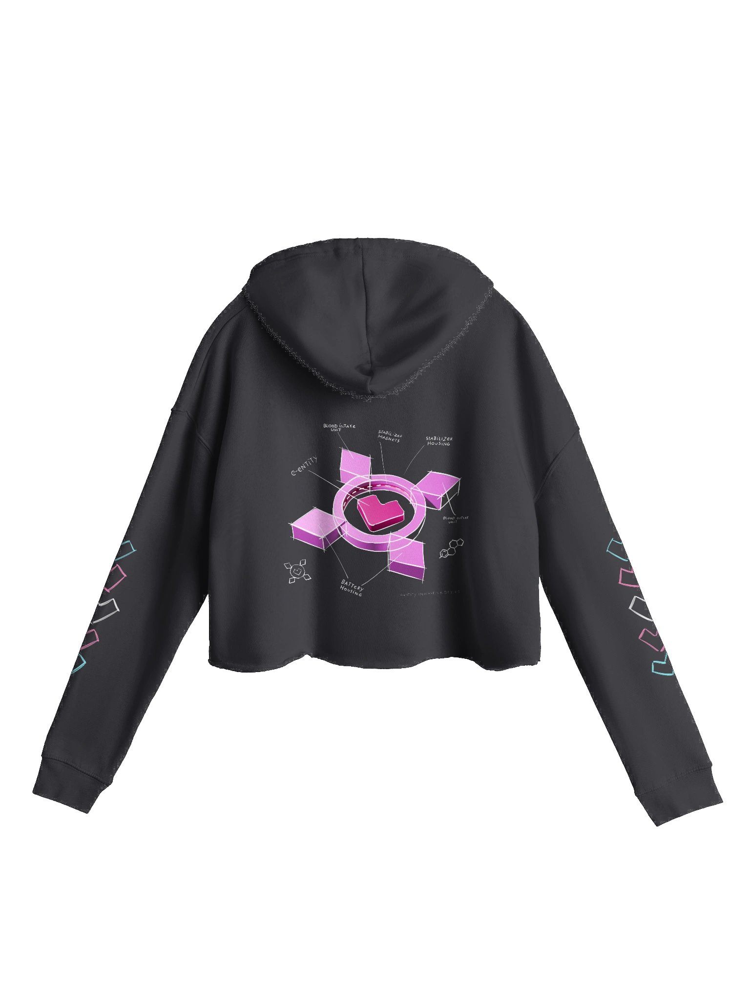TAF PROTO-TYPE / 3.0.13.45 / CROPPED HOODIE product image (1)