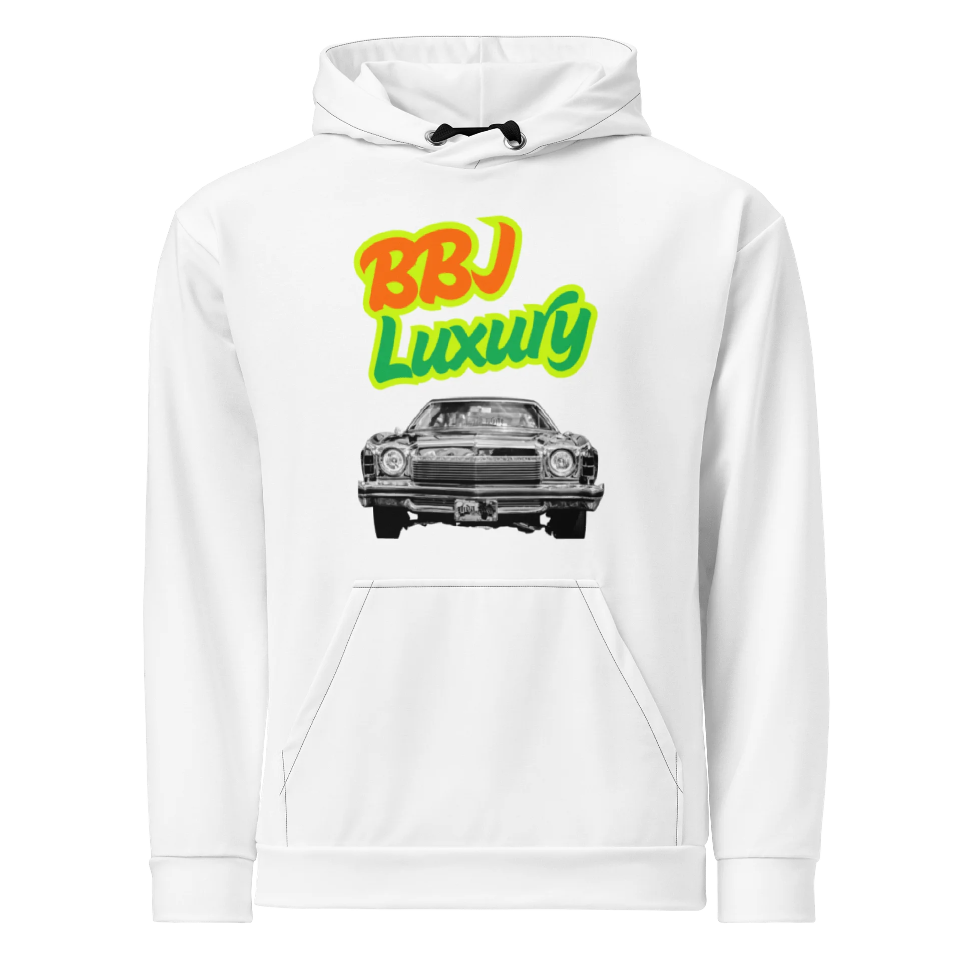 BBJ Luxury White Hoodie product image (1)