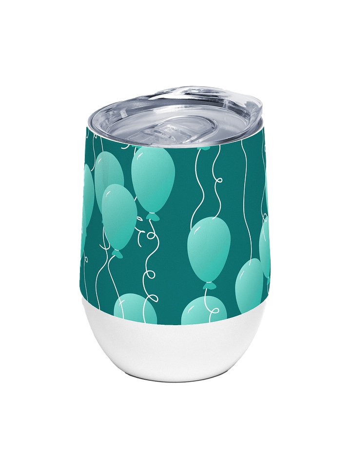 Party Time! Floating Balloon Wine Tumbler product image (1)