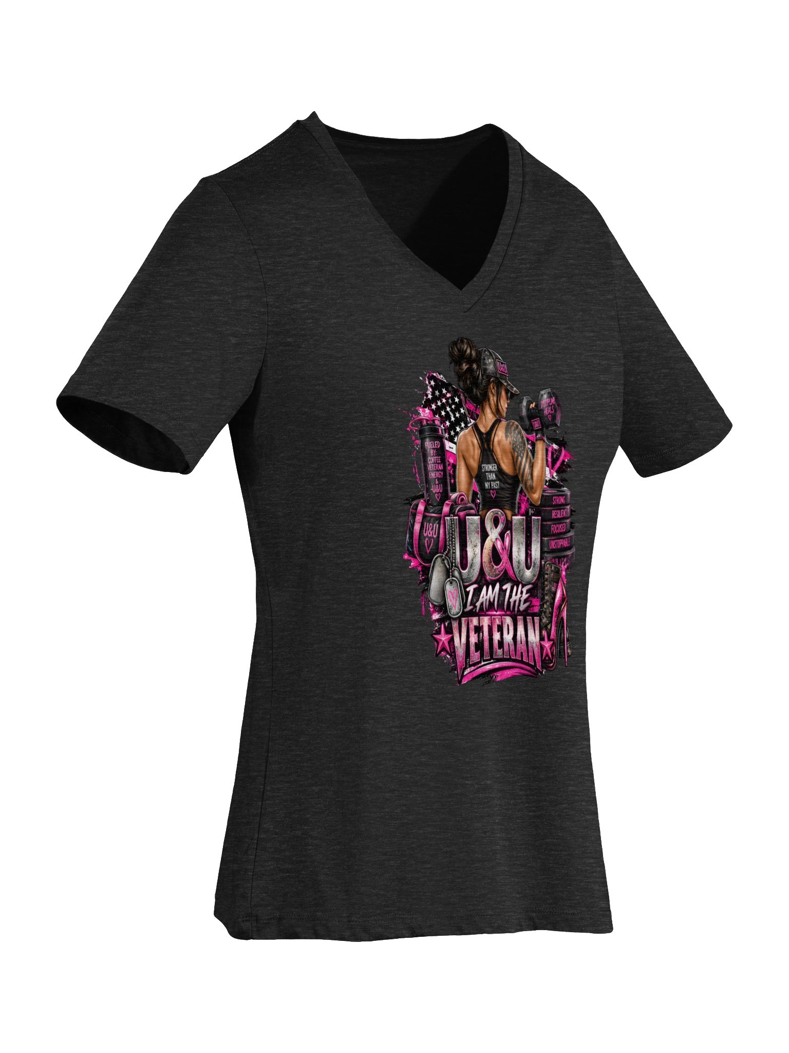 I am the Veteran V-Neck Tee 4 product image (6)