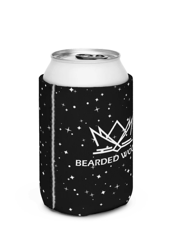Coozie Can Cooler (Design: Bearded Woodz) Custom Stars product image (3)