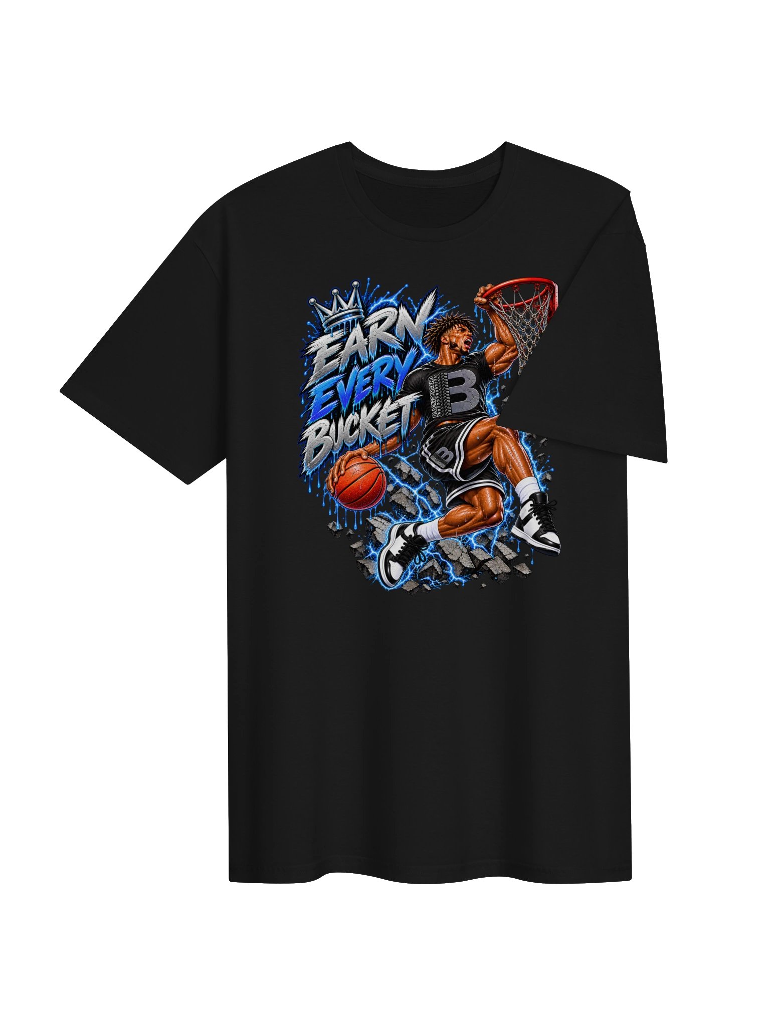 Blacktop Brand Earn Every Bucket Classic Tee product image (45)