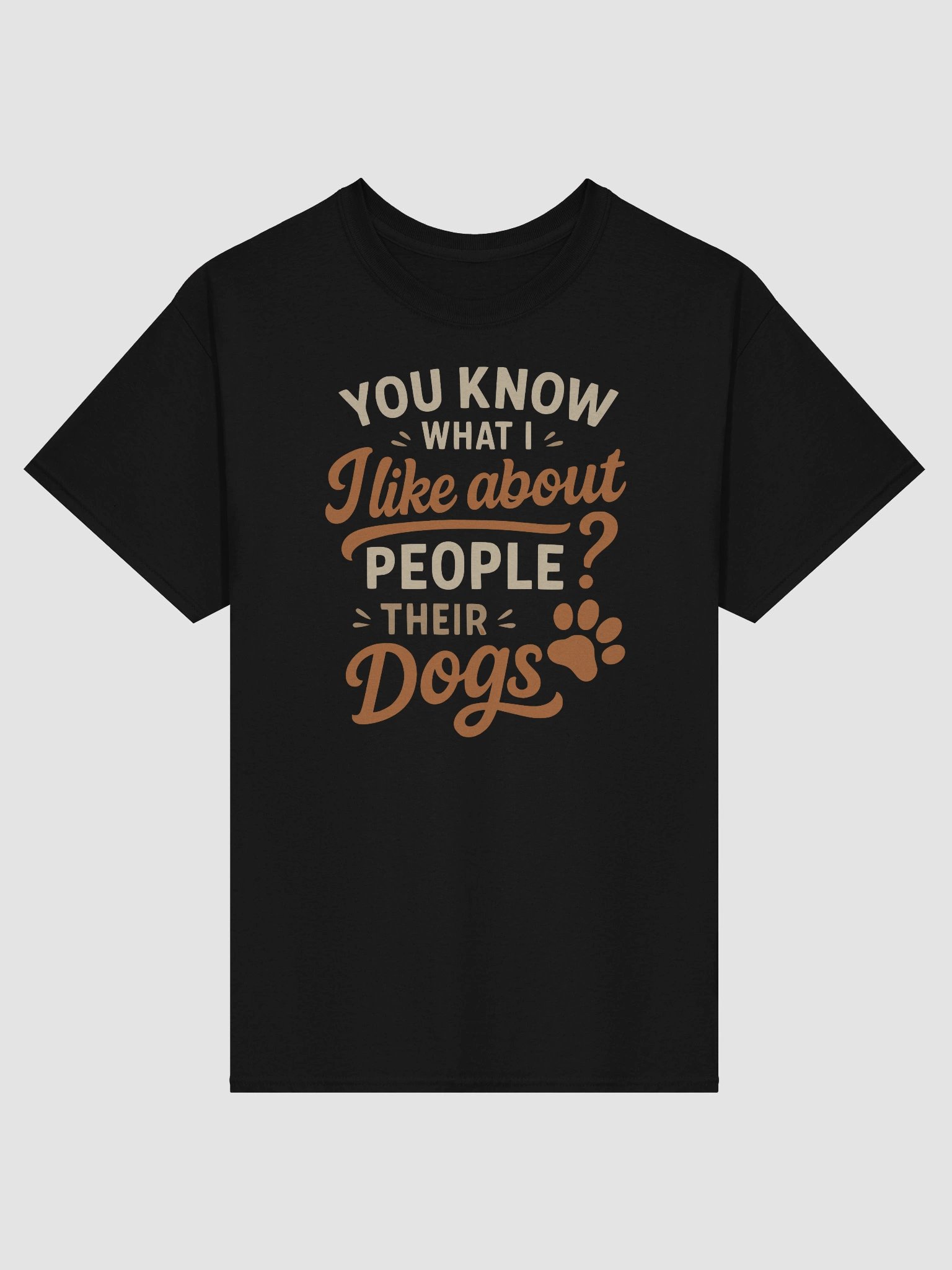 Funny Dog People Tee – I Like Their Dogs product image (1)