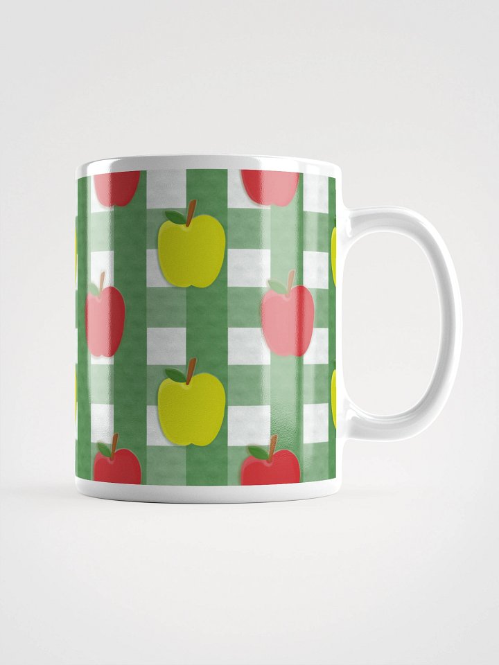 Apple Gingham in Green Mug product image (1)