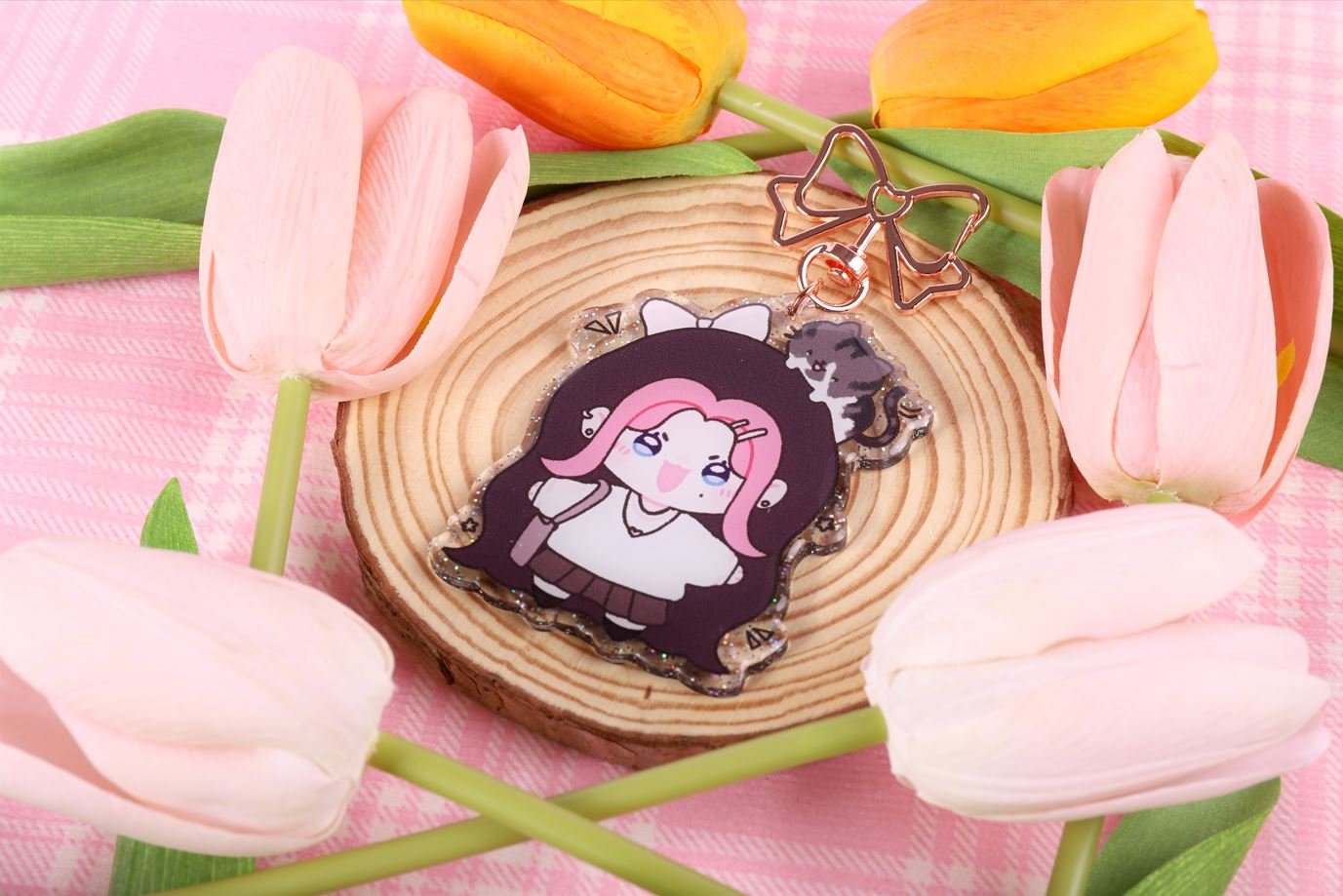 Emi + Bugz Keychain! product image (1)