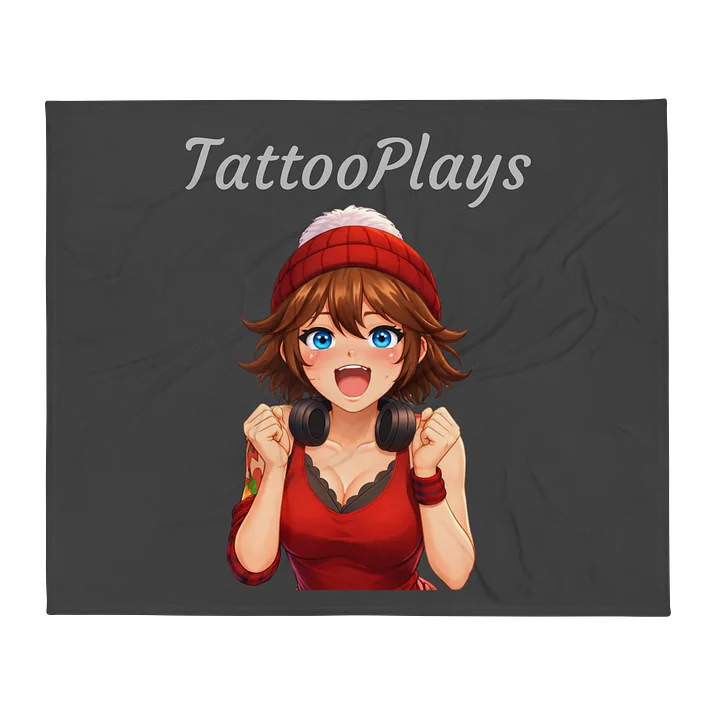 TattooPlays Throw Blanket (50" x 60") – Cozy Up with Creator Energy product image (1)