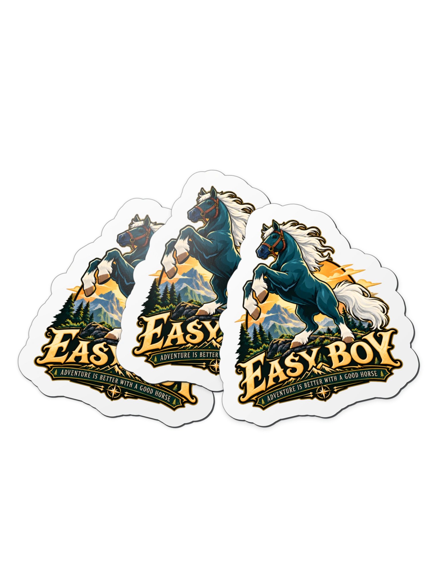 Easy Boy Adventure Magnet – 4" × 4" product image (3)