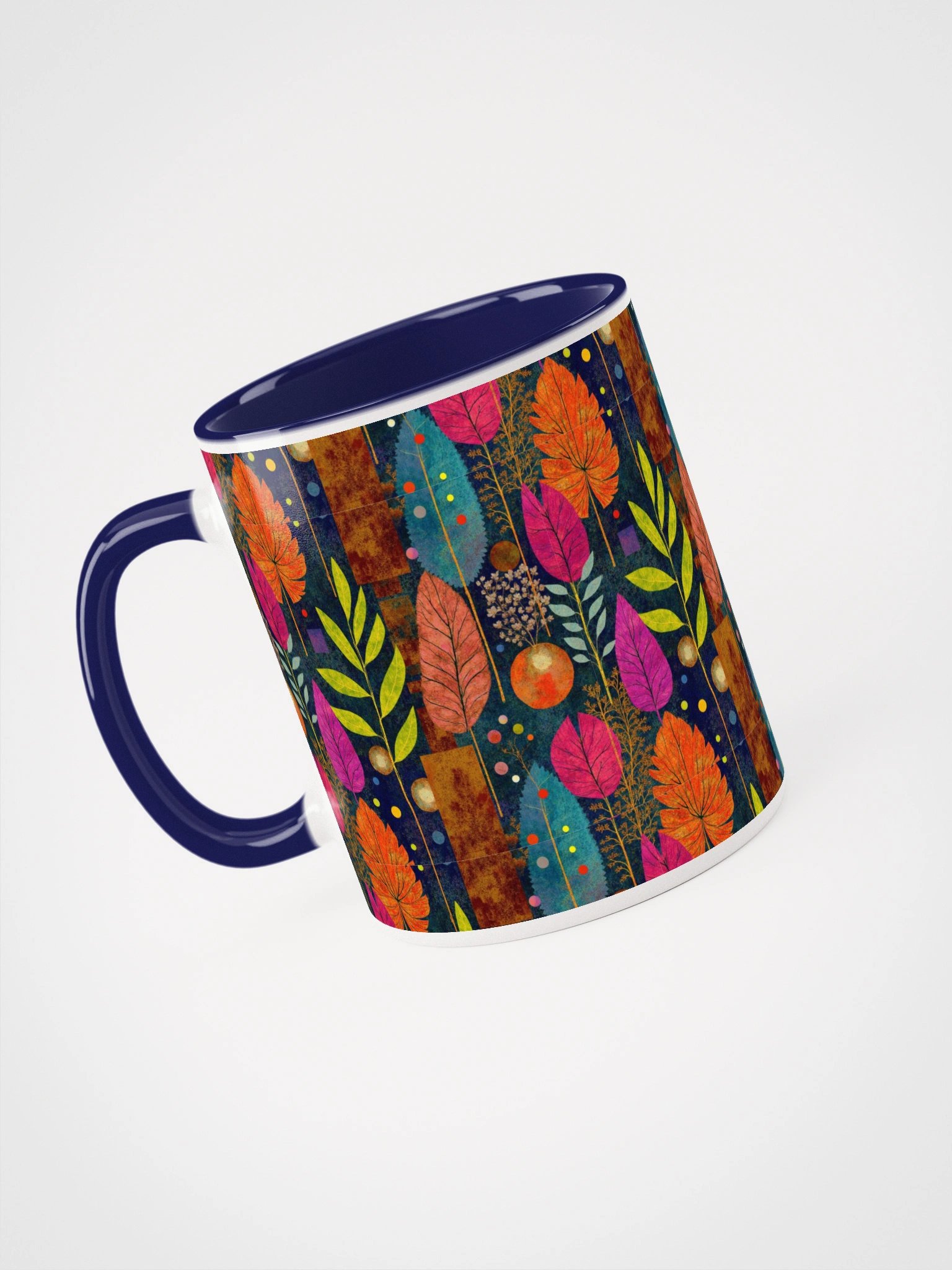 Vibrant Leaves Ceramic Mug product image (31)