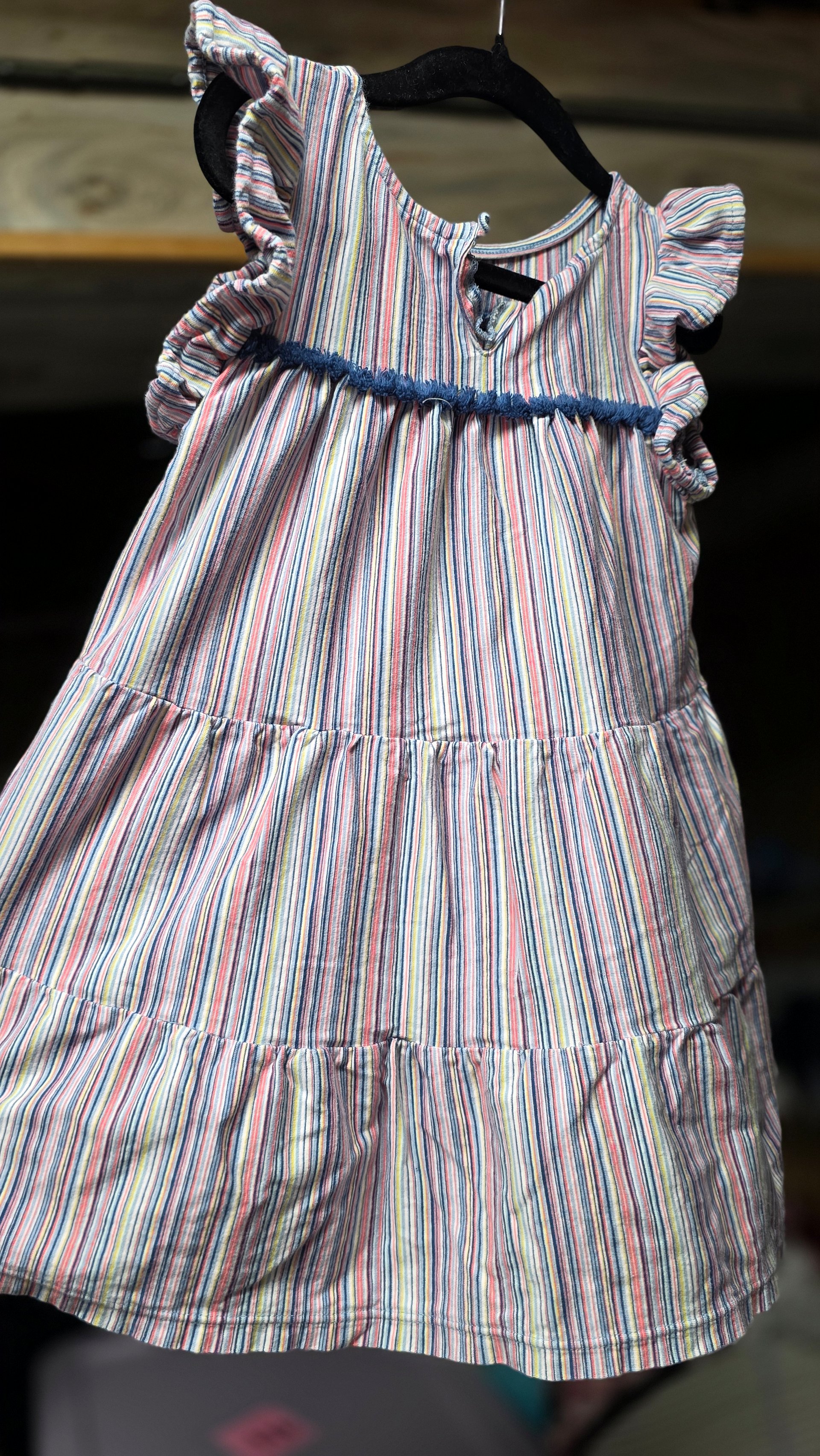 TEA - Size 4 - GENTLY USED - Candy pinstripes dress product image (8)