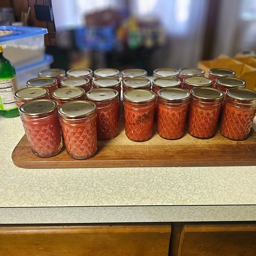 Whoever chose to have tomatoes grow so quickly really should've made tomato juice canning not take as long 🙃