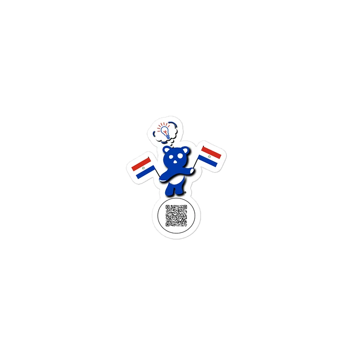 Paraguay — Country Bear Sticker | BehrBrained Media product image (1)