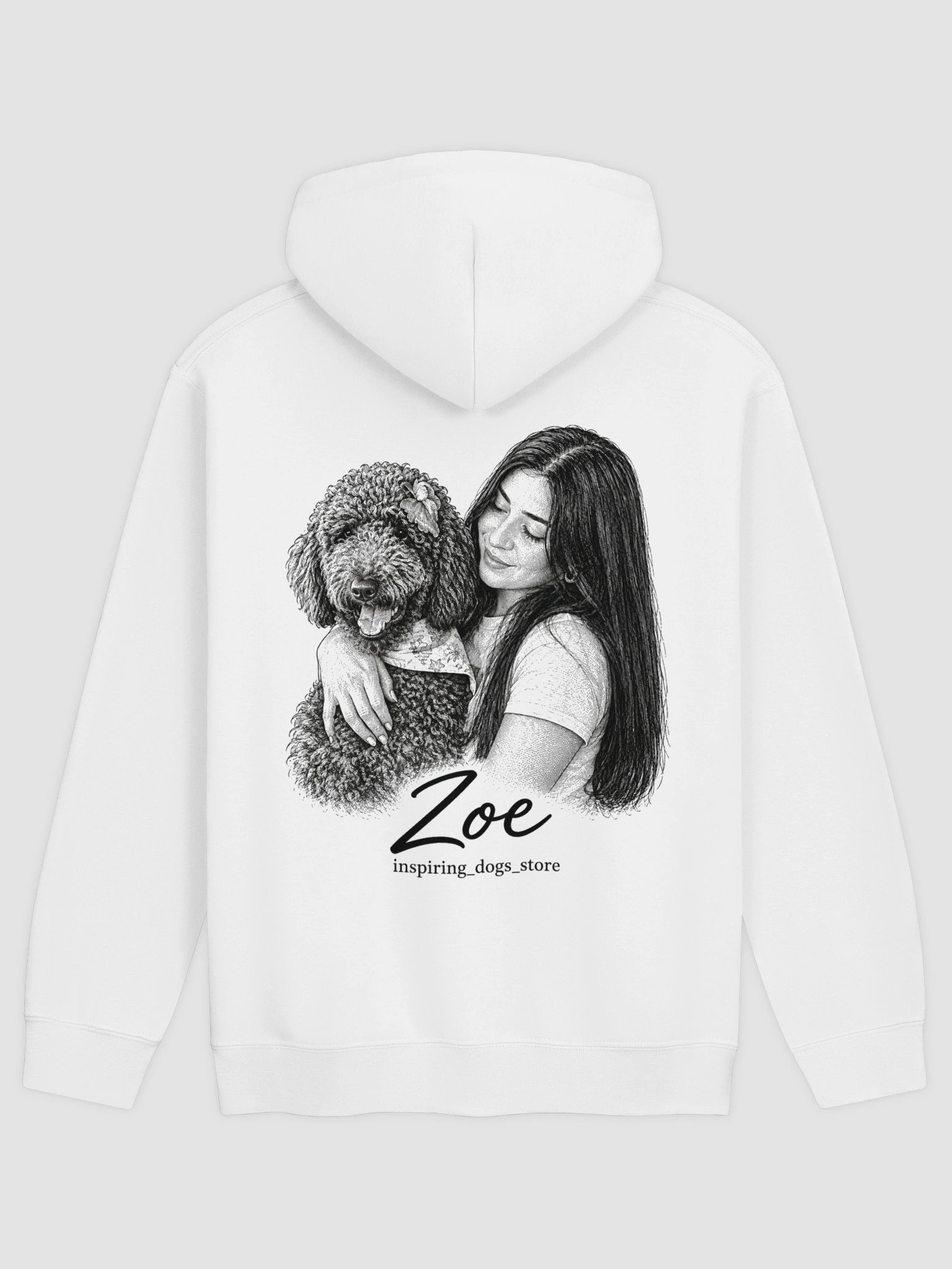 ZOE Dog Hug Hoodie product image (17)