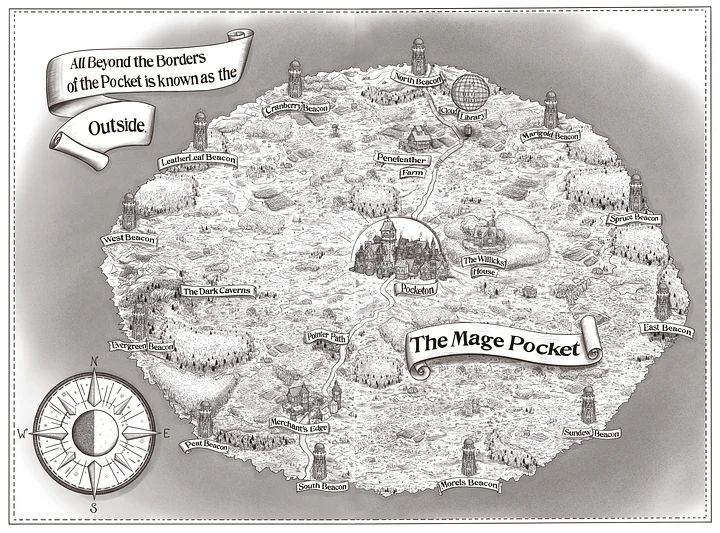 The Mage Pocket Official Map Poster product image (1)