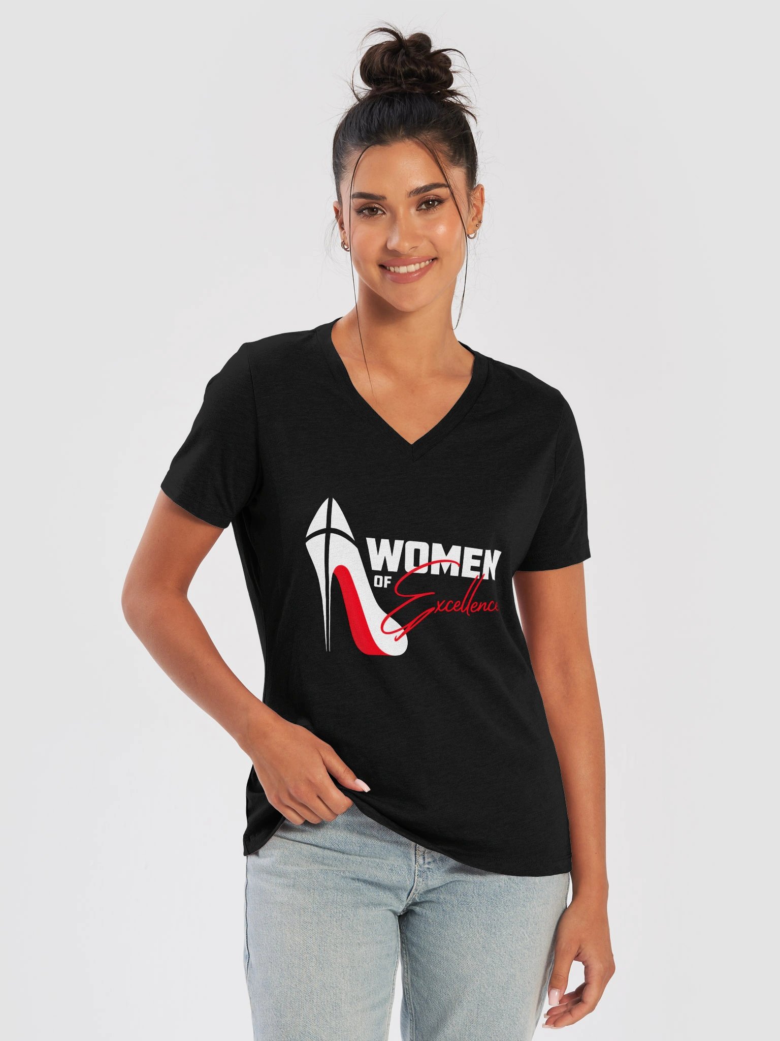 V Neck T-Shirt | Women's Fitted Tee product image (8)