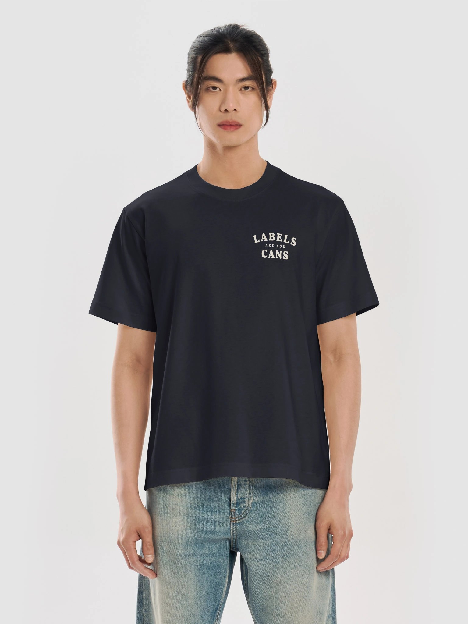 the 'labels' tee | double hit | dark product image (3)