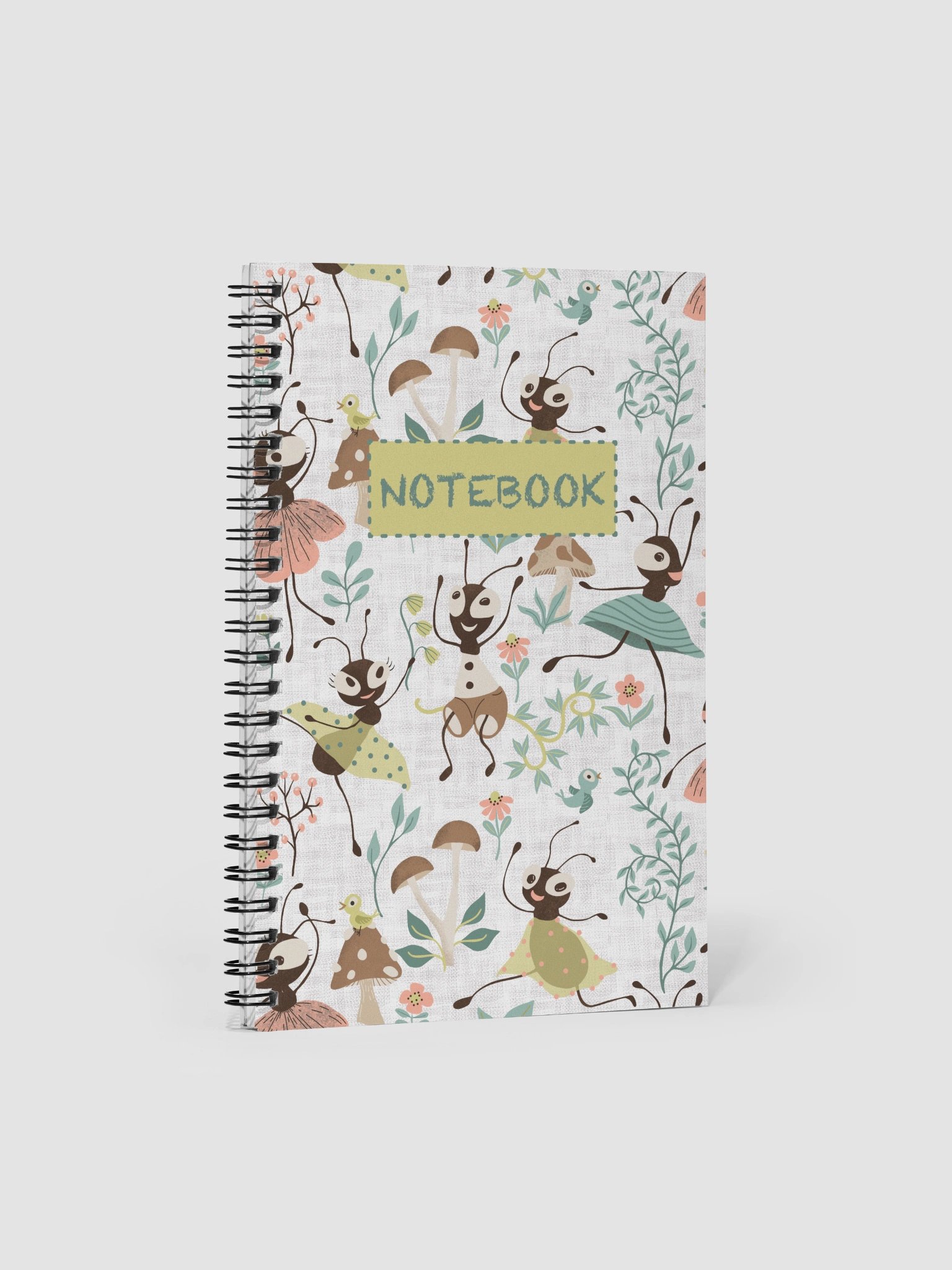 Dancing Bug Friends Spiral Notebook product image (2)