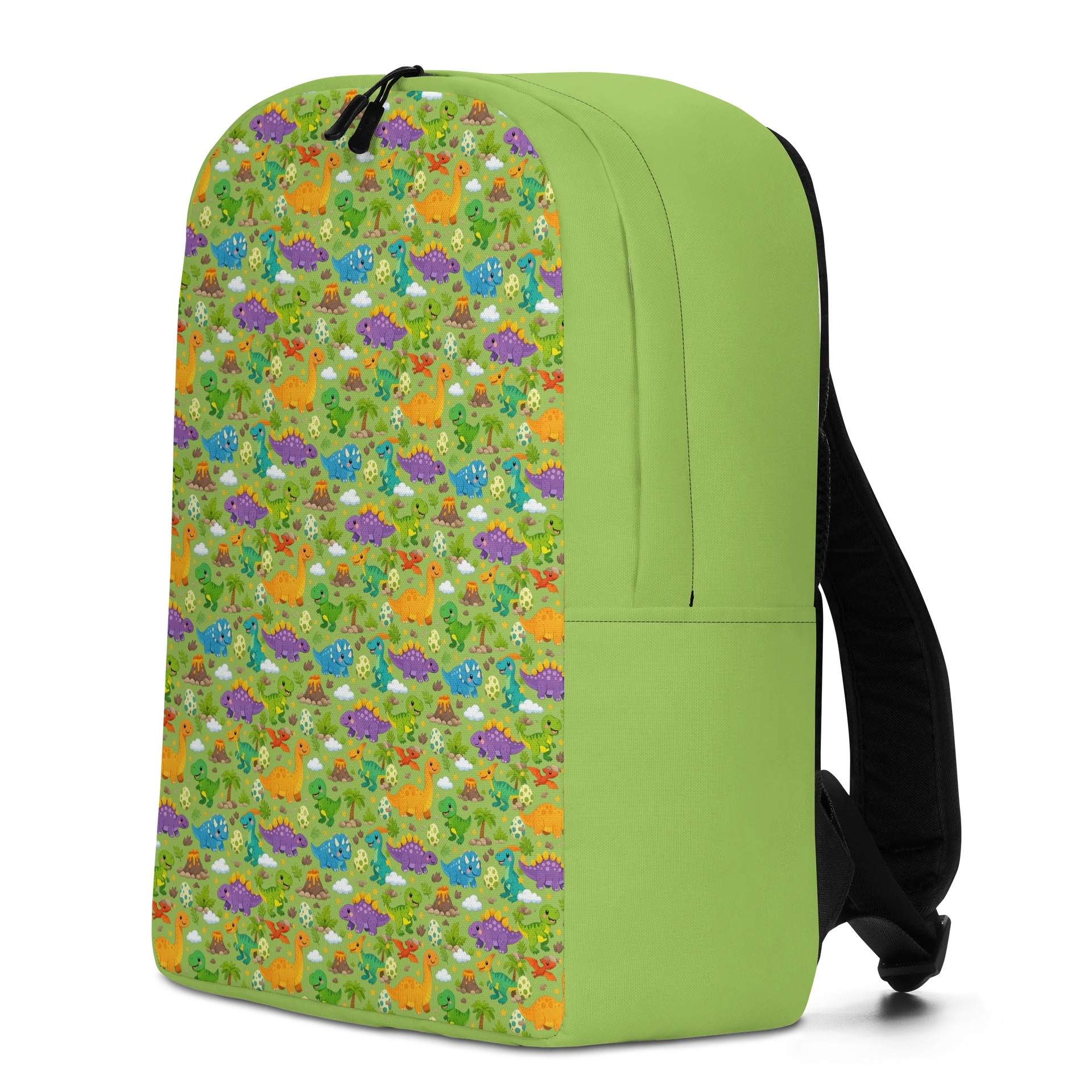 Playful Dino Pattern Backpack product image (2)