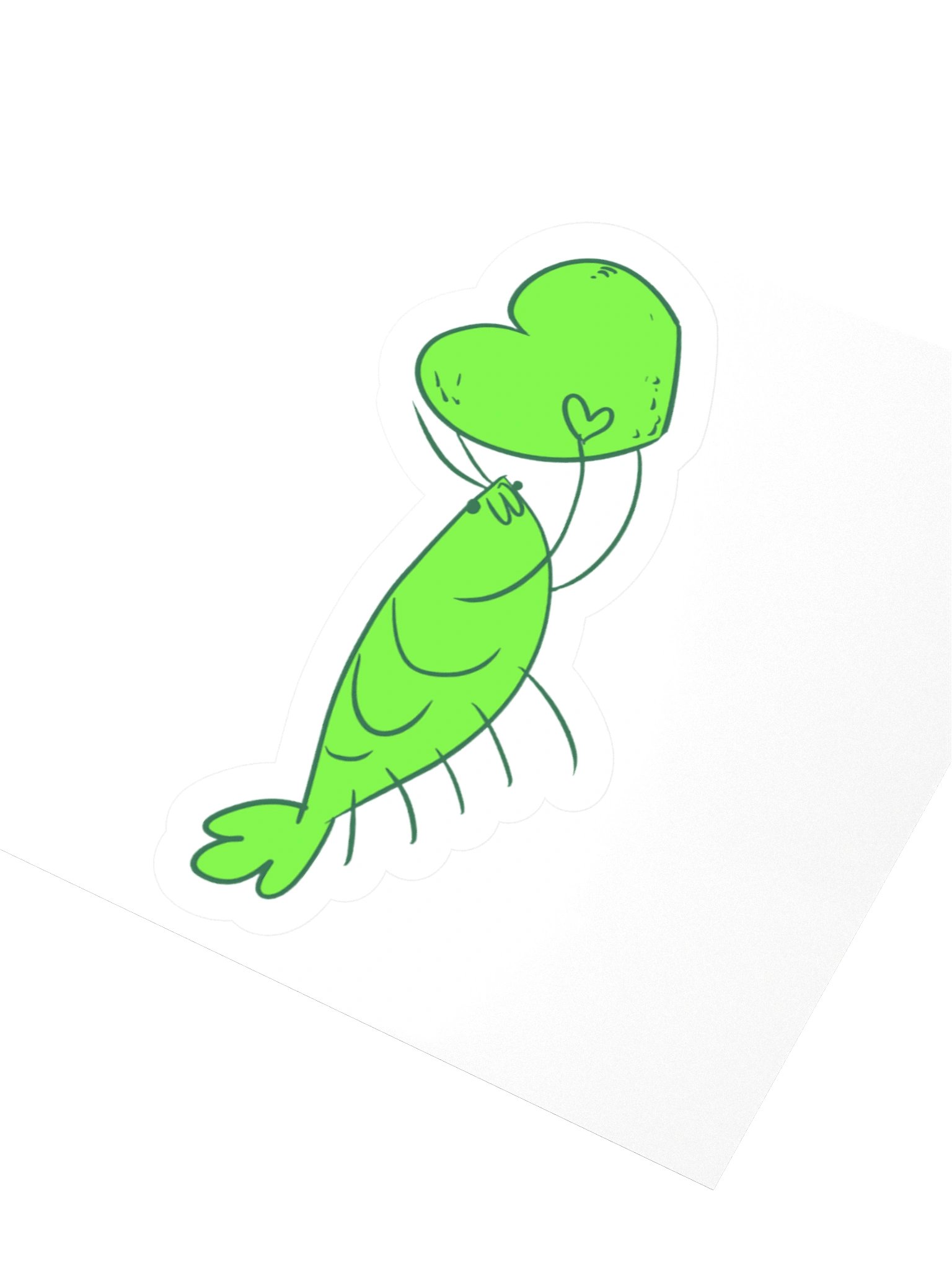 SHRAMPS - Green Sticker product image (3)