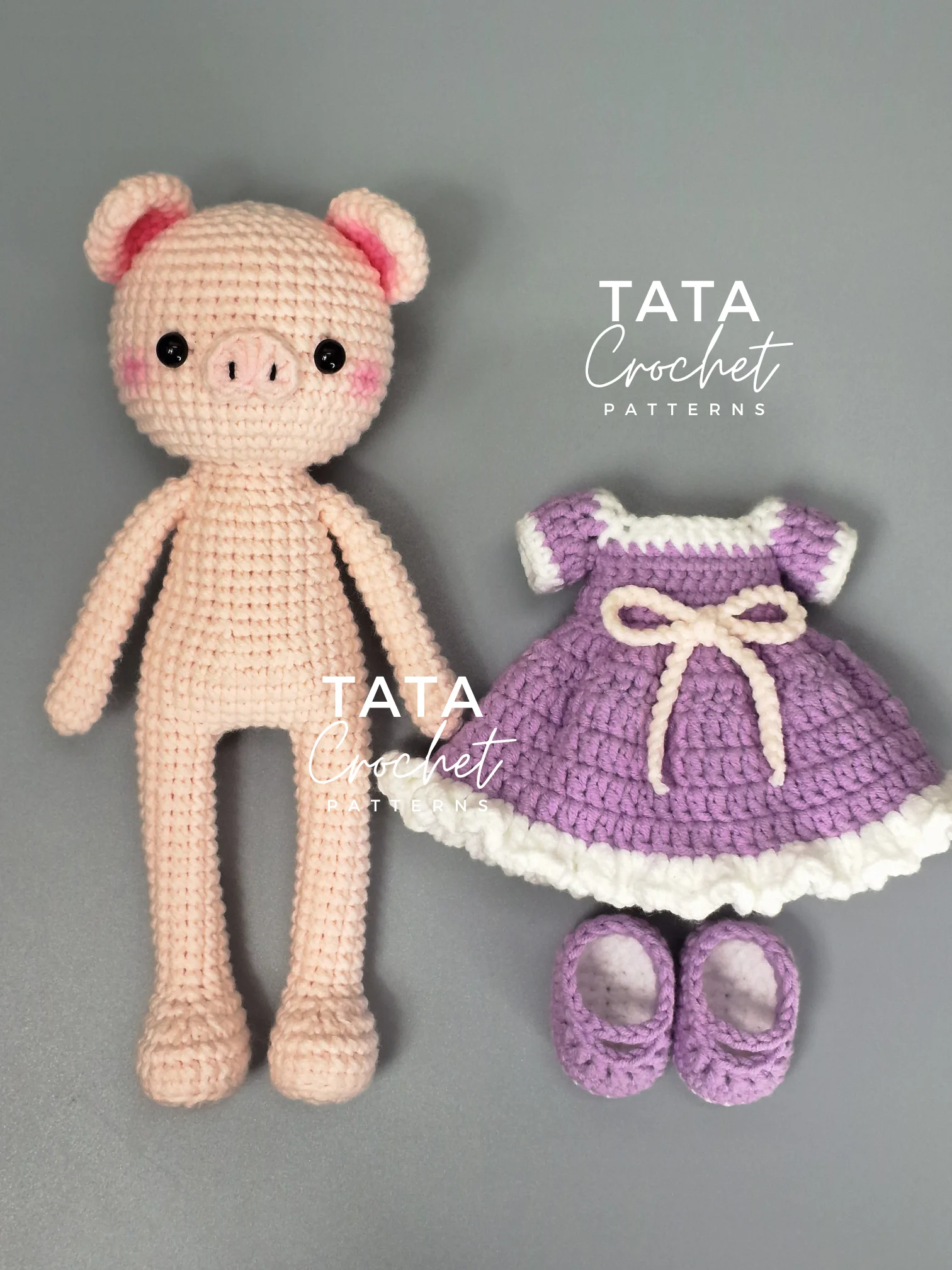 Penny the Studious Piggy – Amigurumi Crochet Pattern | Digital Download PDF product image (5)
