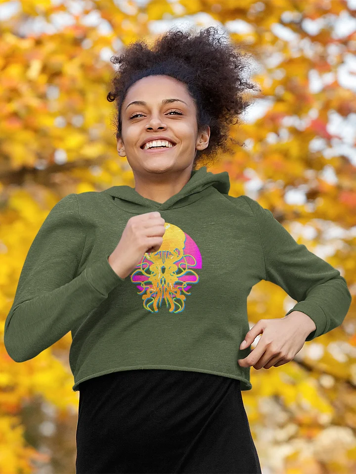 Vaporjelly fleece crop hoodie product image (1)