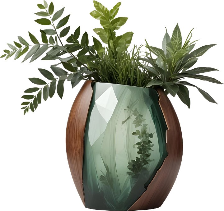 Luxe Botanique – Art Deco PNG product image (1)