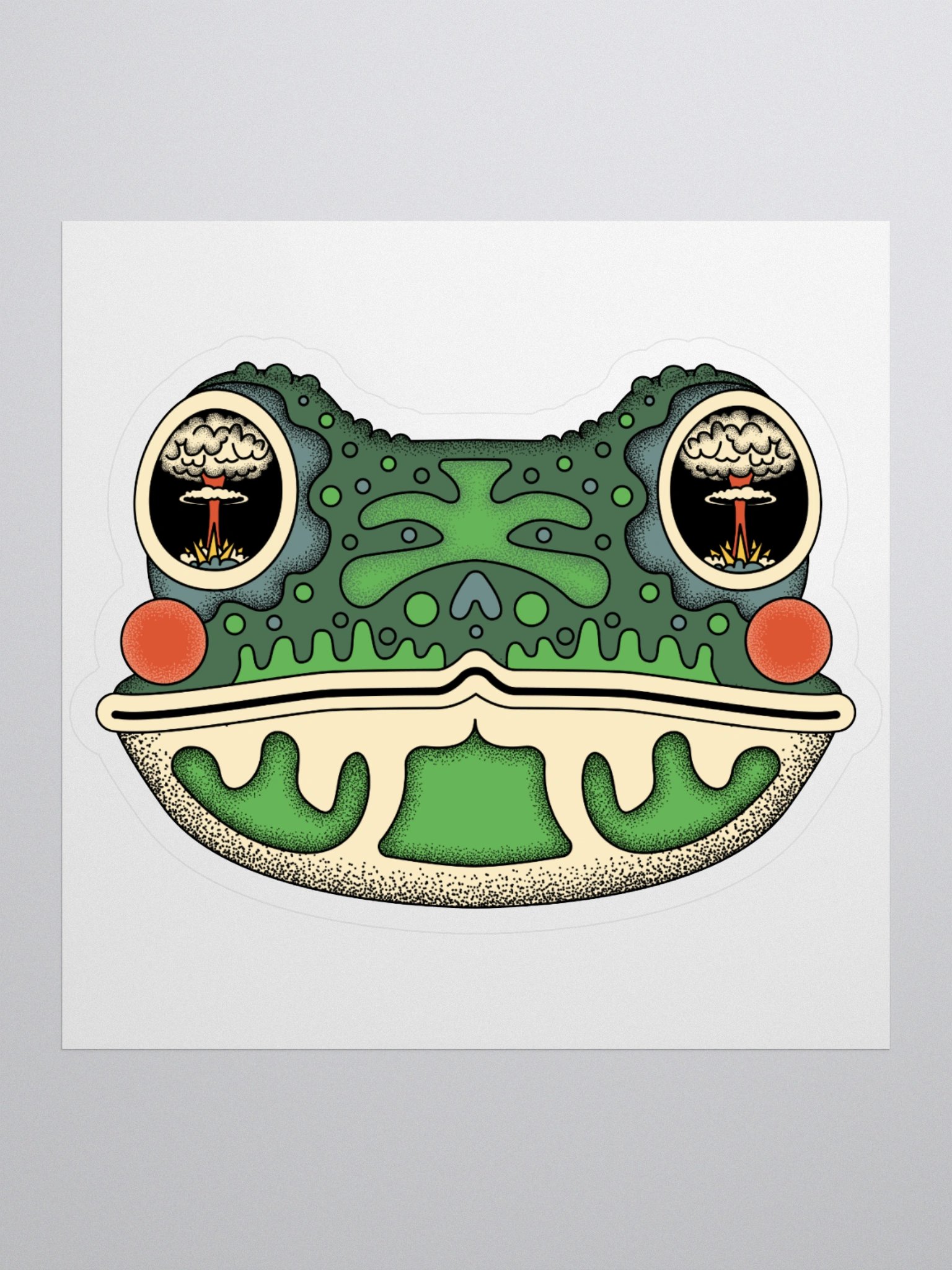Toadal Destruction Sticker product image (1)