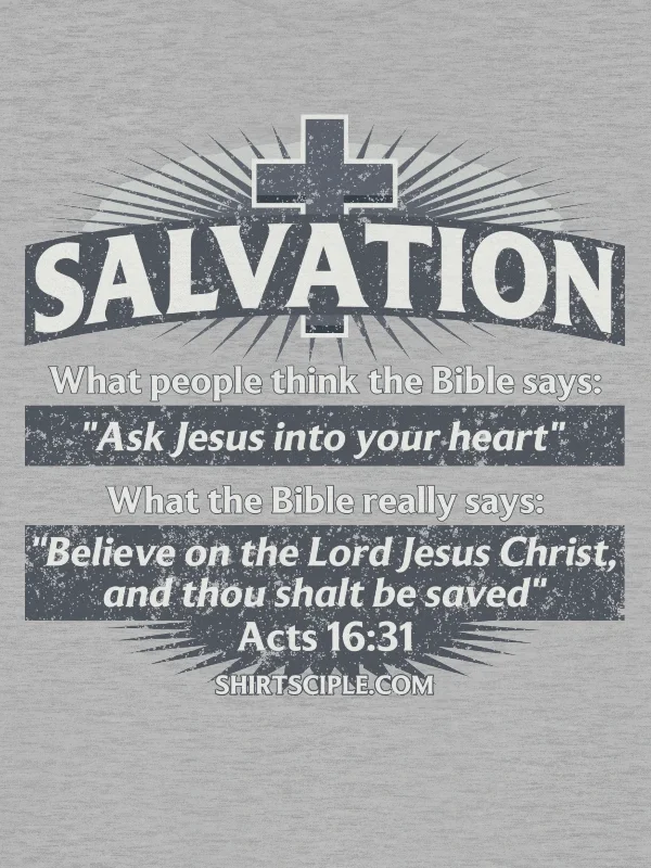 Salvation - What The Bible Really Says T-Shirt product image (7)