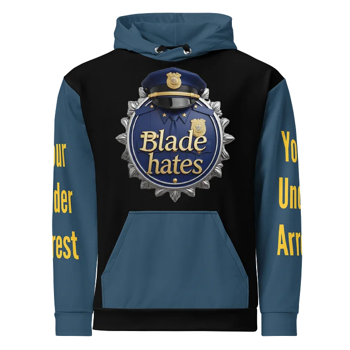 Badge of Honor for the hater All-Over Print Hoodie product image (1)