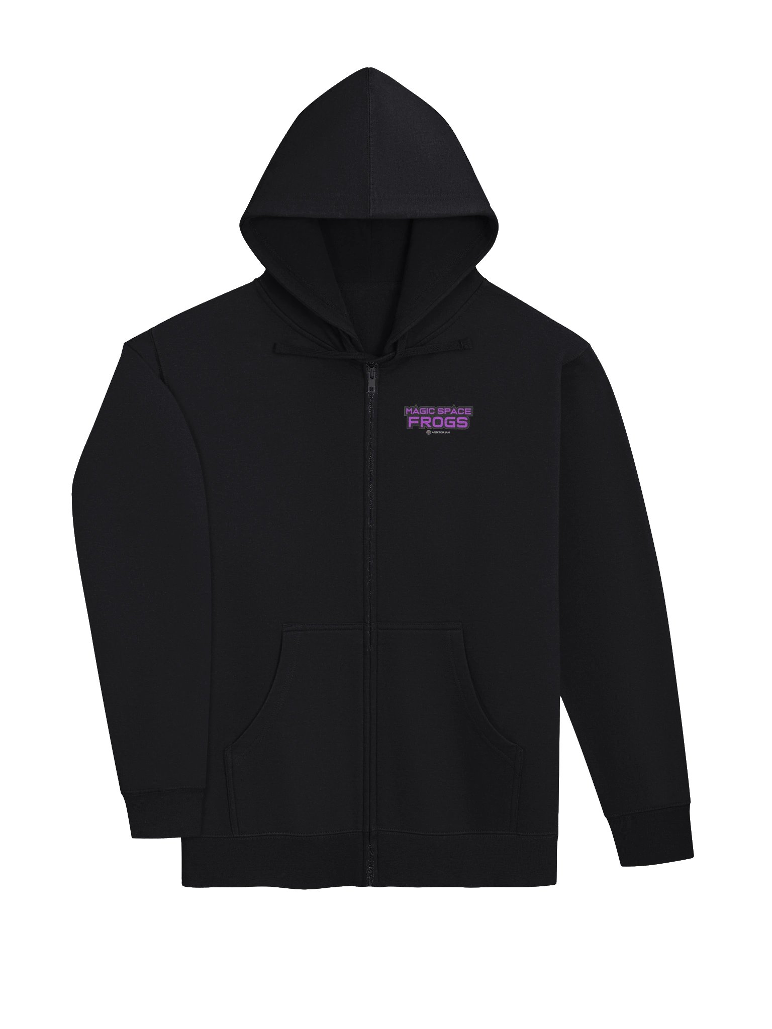 MAGIC SPACE FROGS Zip-through Hoodie product image (3)