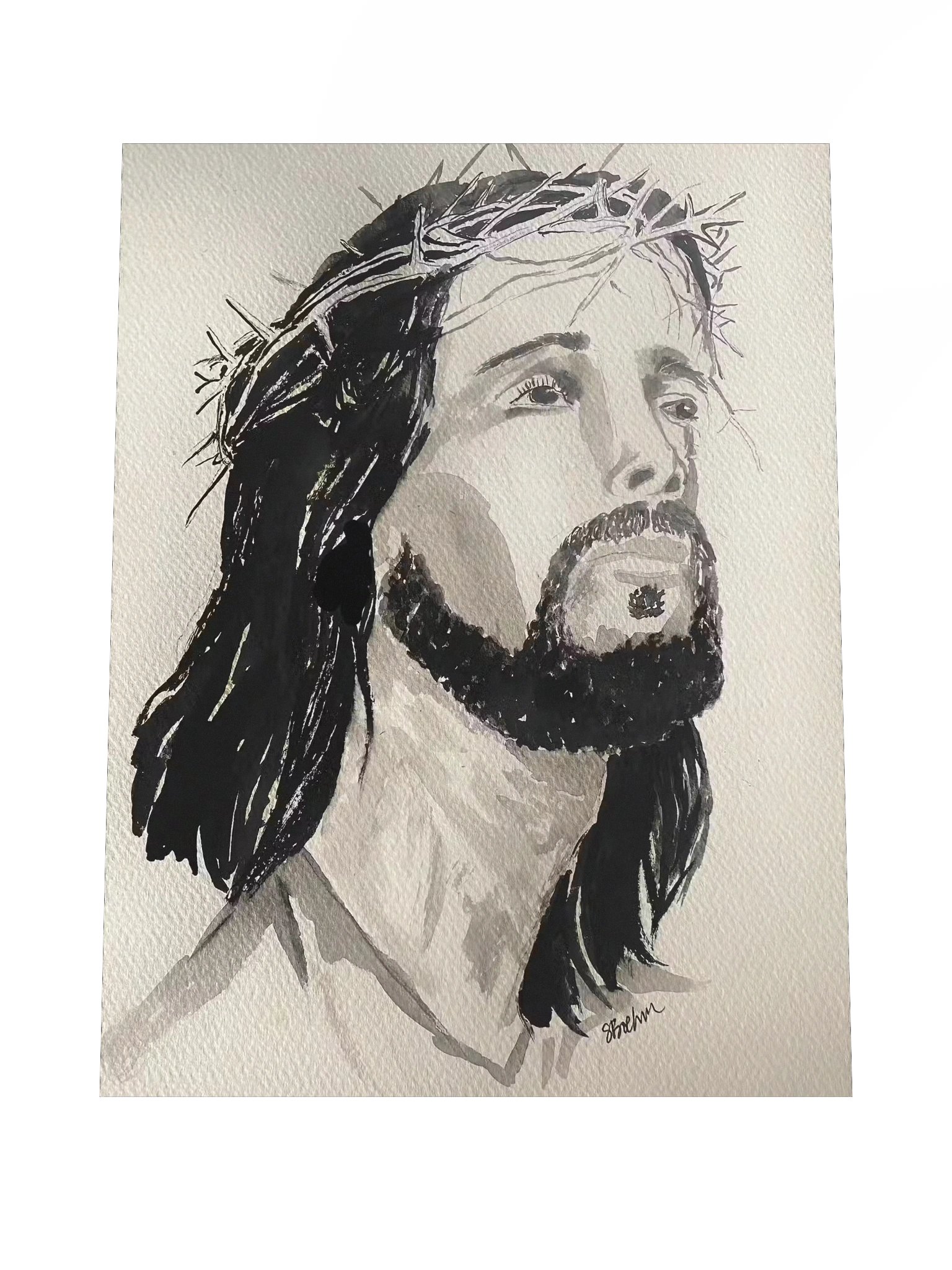 Christ Head 18" x 24" product image (4)