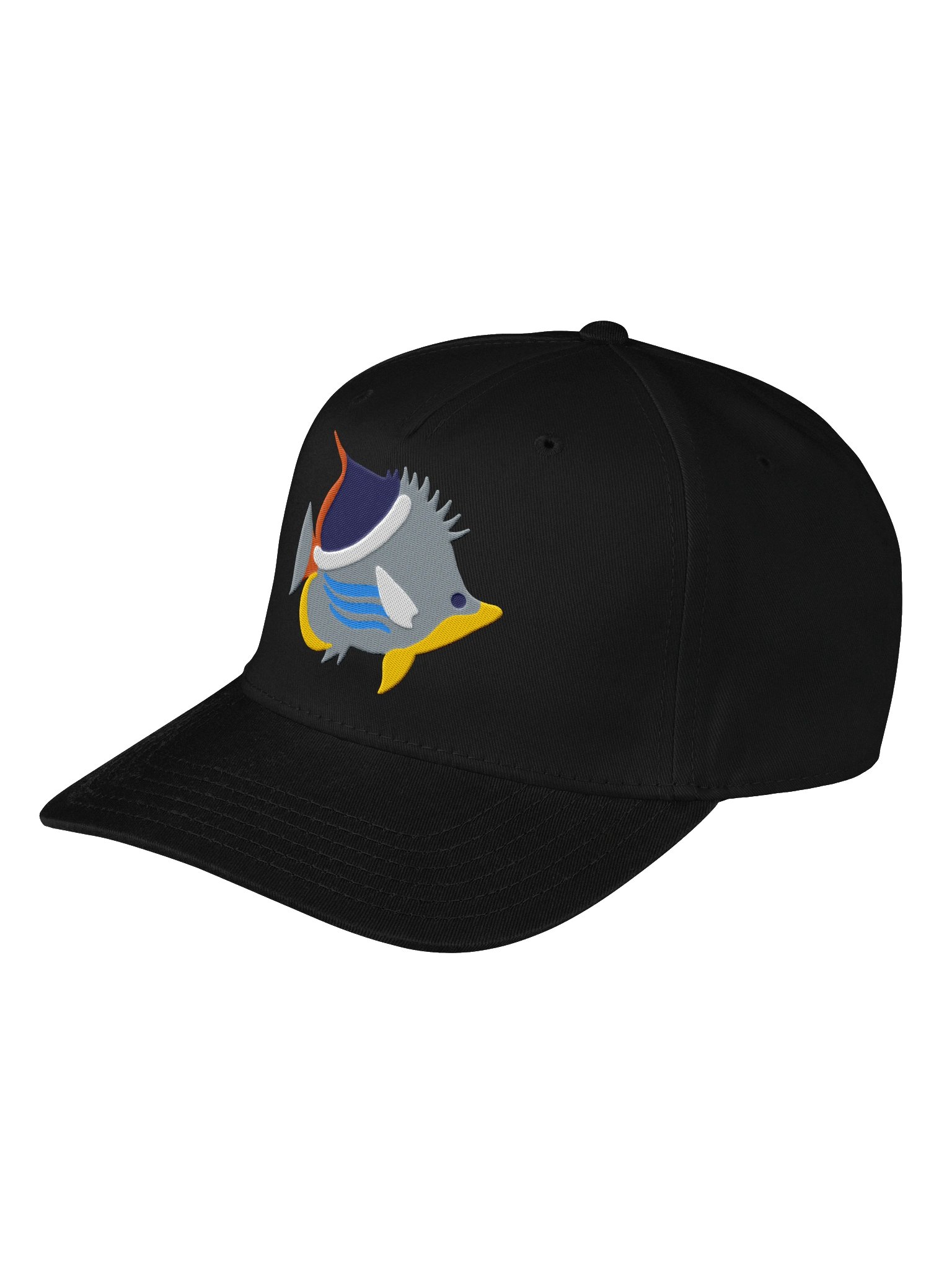 Saddleback Butterflyfish Mid-Profile Baseball Cap (Embroidered) for Reef and Marine Aquarium Lovers product image (5)