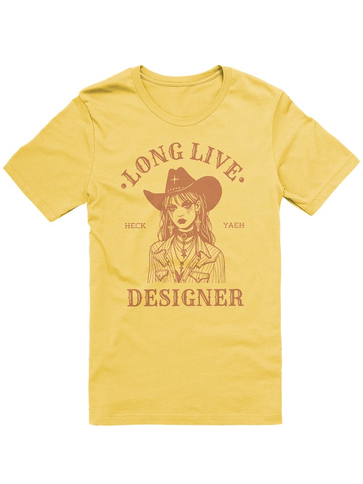 Designer Cowboy Orange Supersoft Tee product image (85)