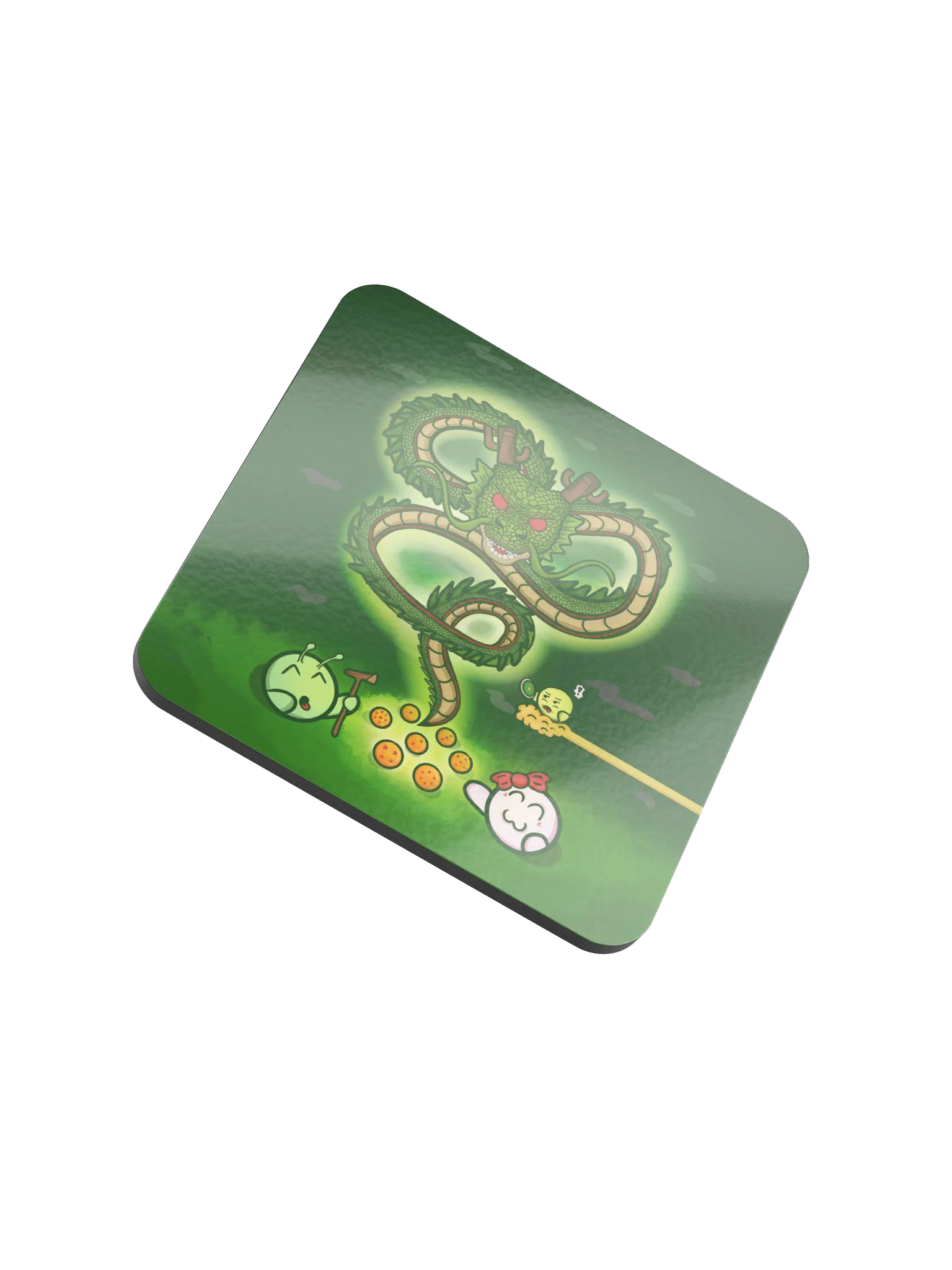 Dango Dragon Year - Glossed Cork Coaster product image (2)