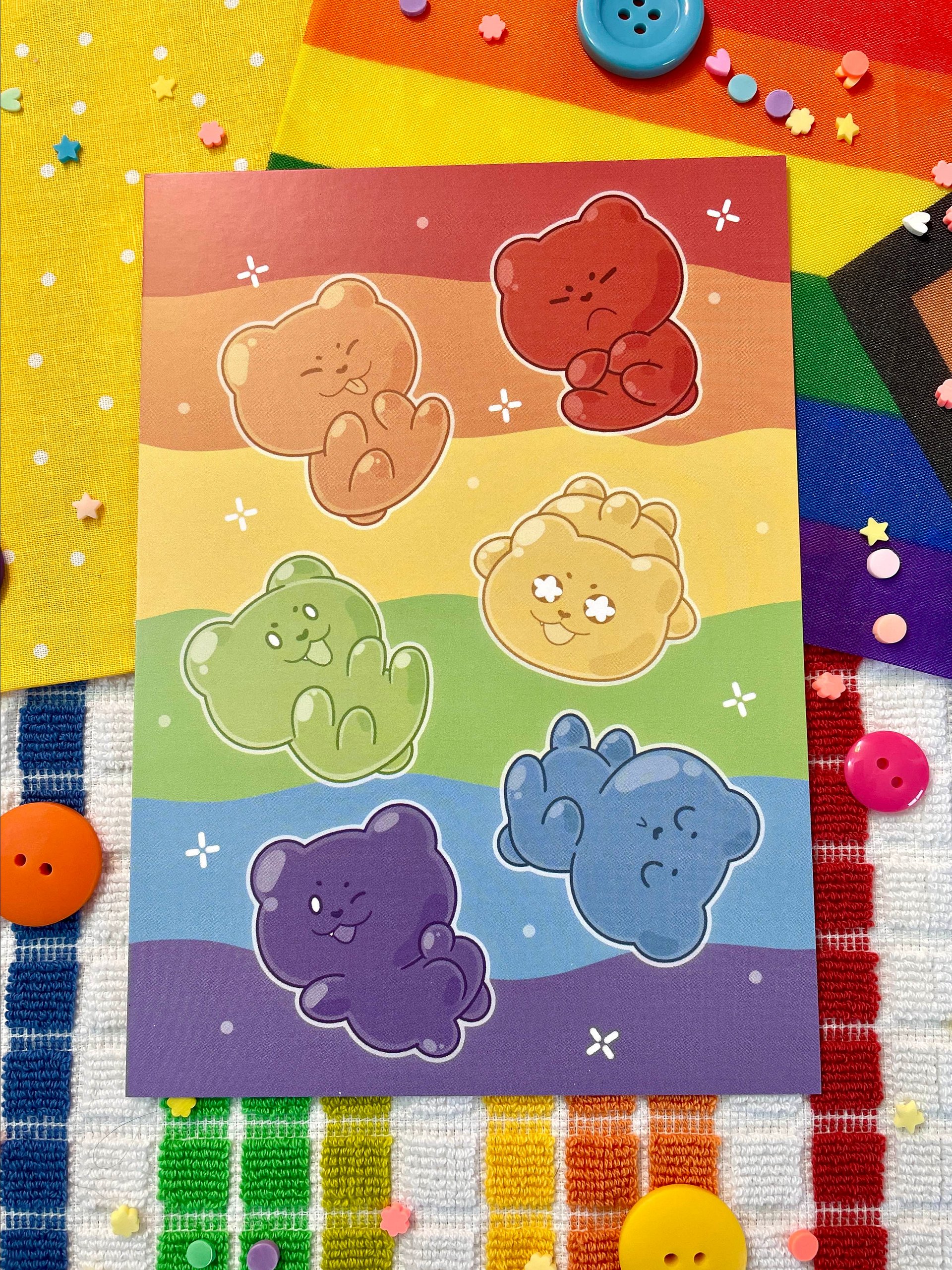 Rainbow Lucy Print product image (1)