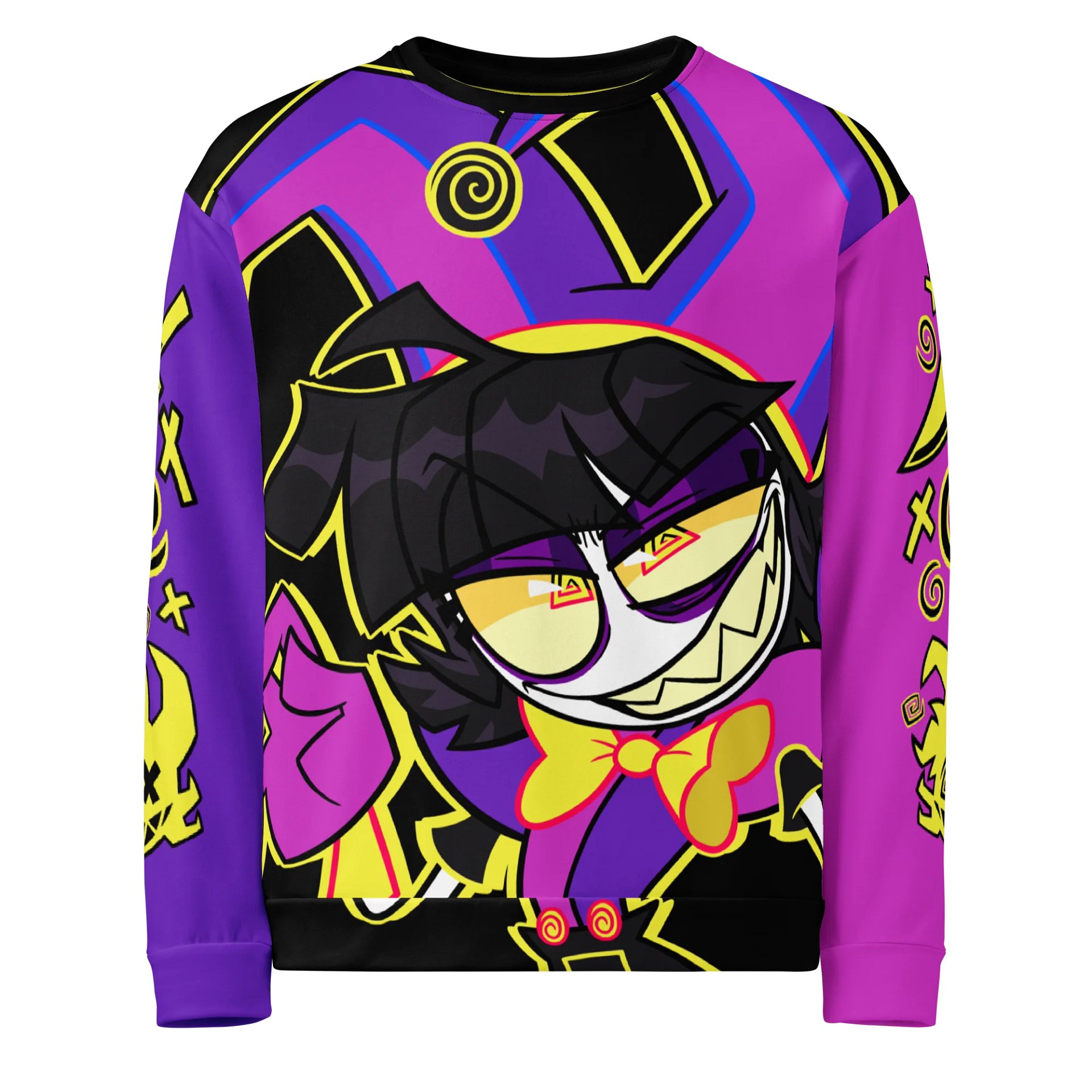 A Little Bit Bad - POX All Over Longsleeve! (Purple/Pink) product image (1)
