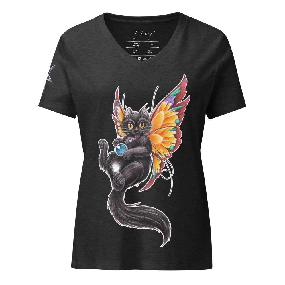 Faery Cat - SFA V-Neck Tee product image (31)