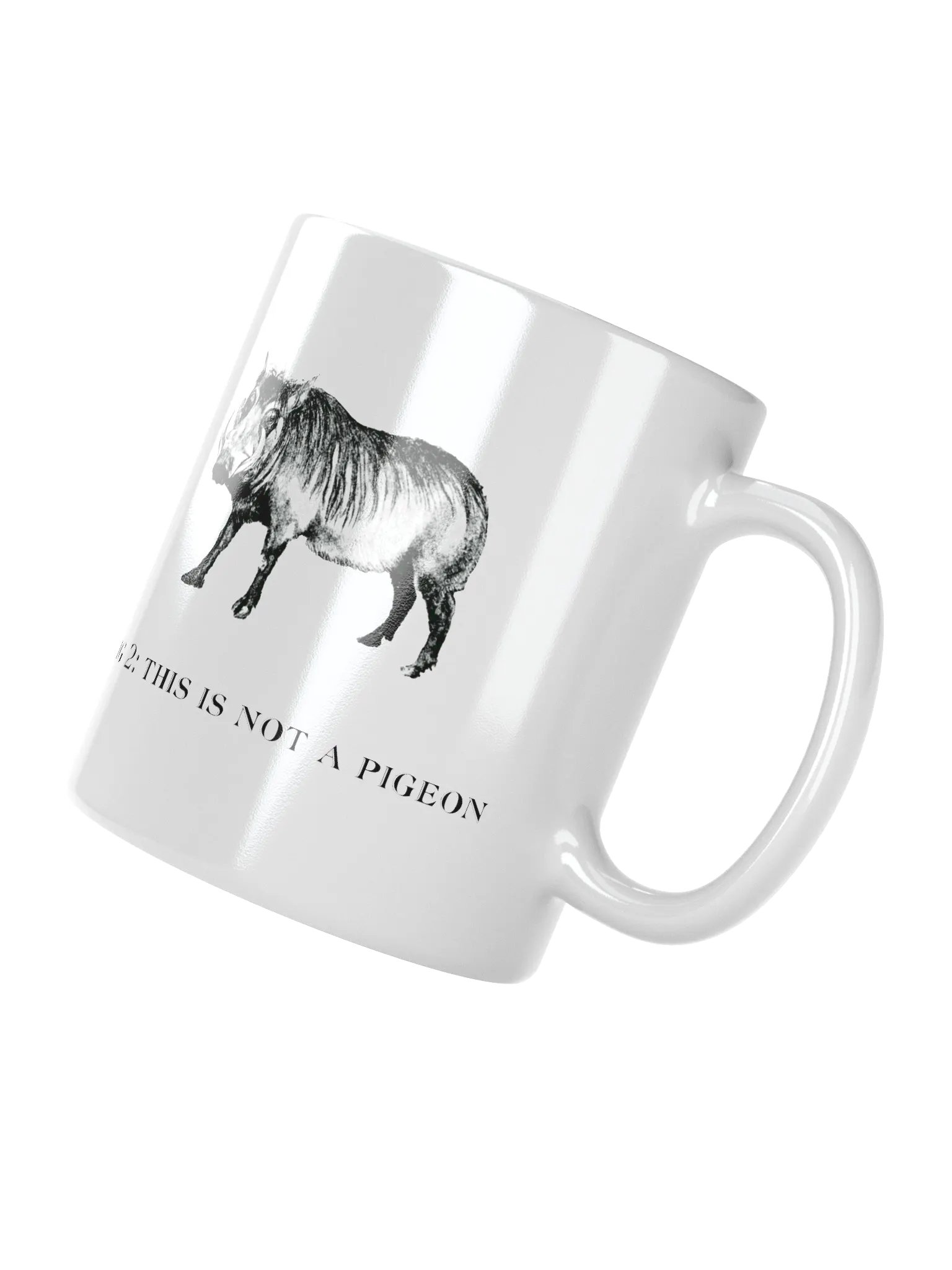 Not A Pigeon-Warthog Mug product image (3)