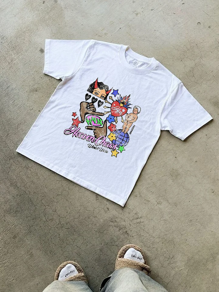 CHAOS GRAPHIC TEE WHITE product image (2)