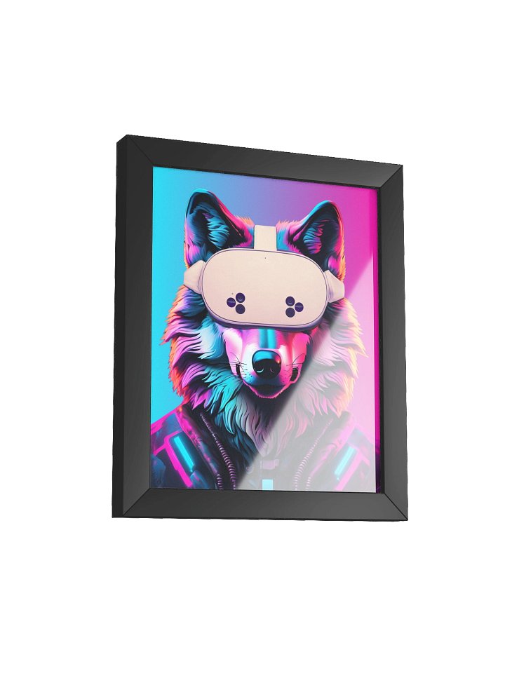Wolf Meta Quest 3s - Framed Poster product image (7)