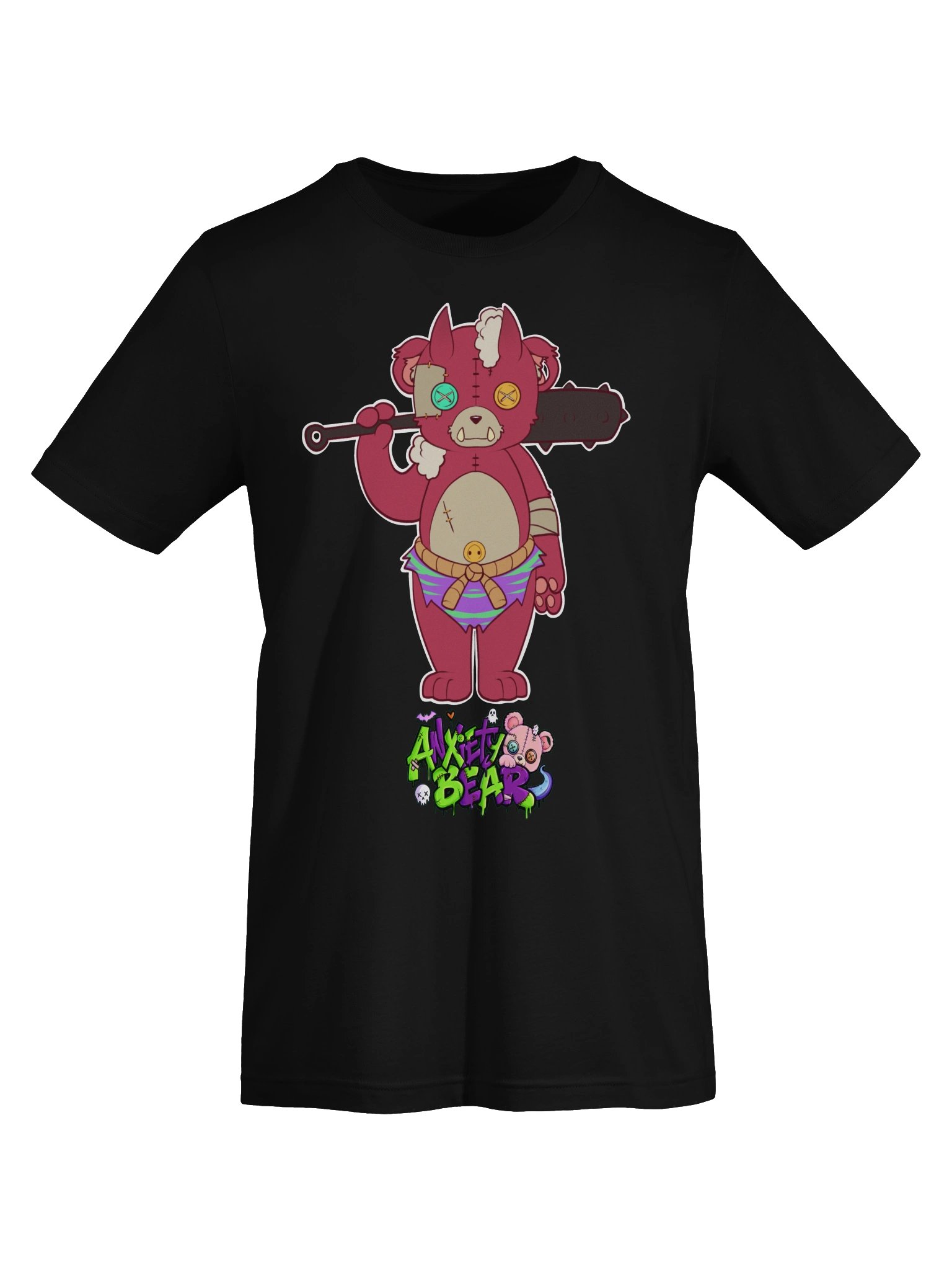 Anxiety Bear Scare Bear: Oni T-Shirt product image (45)